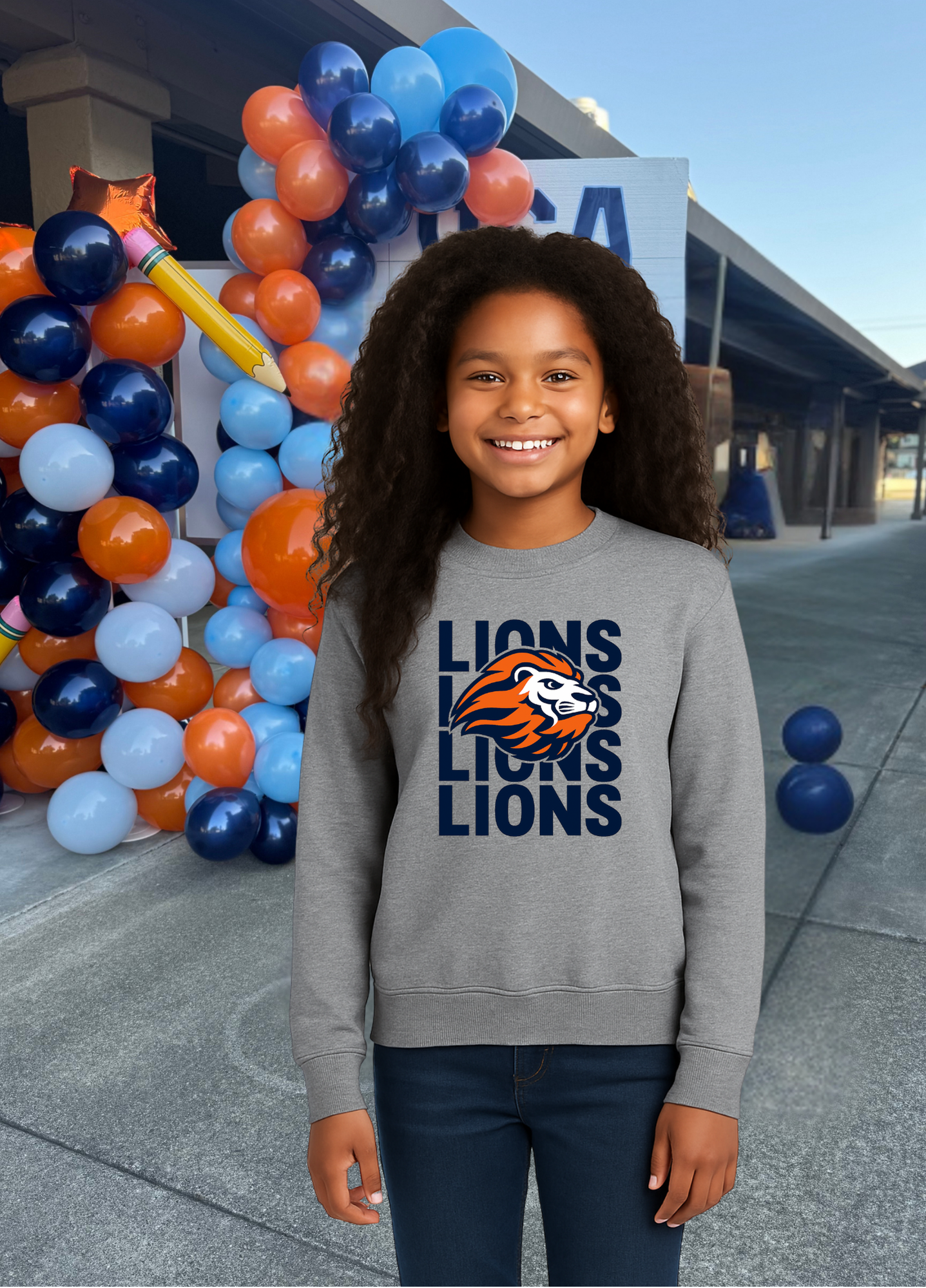 Youth Lions Crewneck