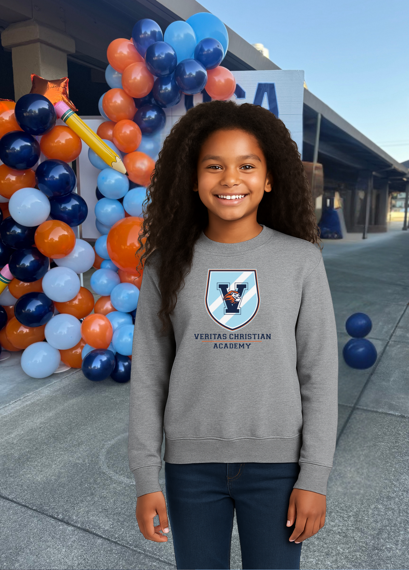 Youth VCA Shield Crewneck