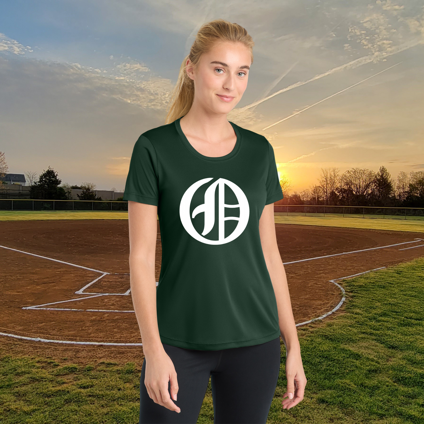 OH Logo Ladies Athletic Style Tee