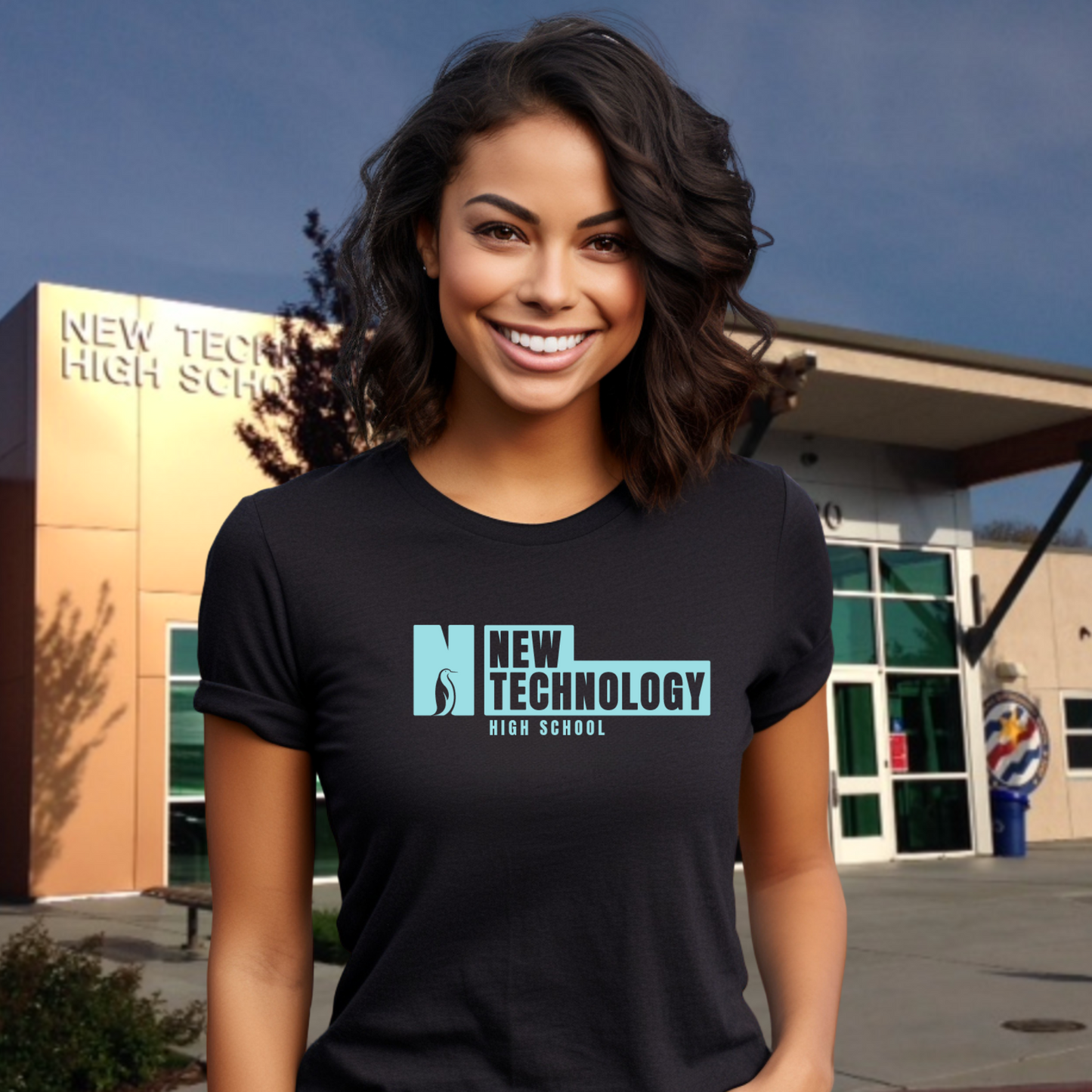 New Tech Block Unisex Adult Tee