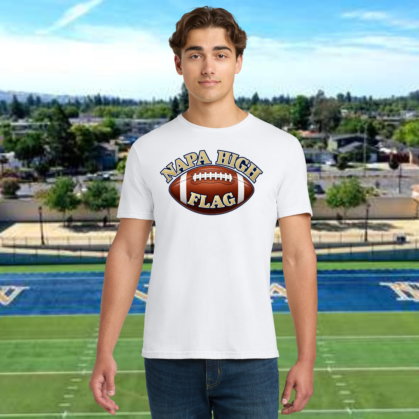 Napa High Flag Football Adult Unisex Tee