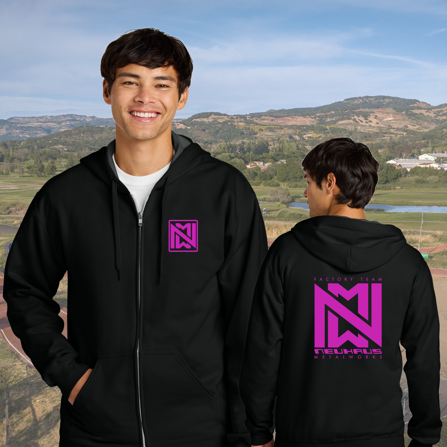 Unisex Neuhaus MetalWorks Full Zip Hoodie