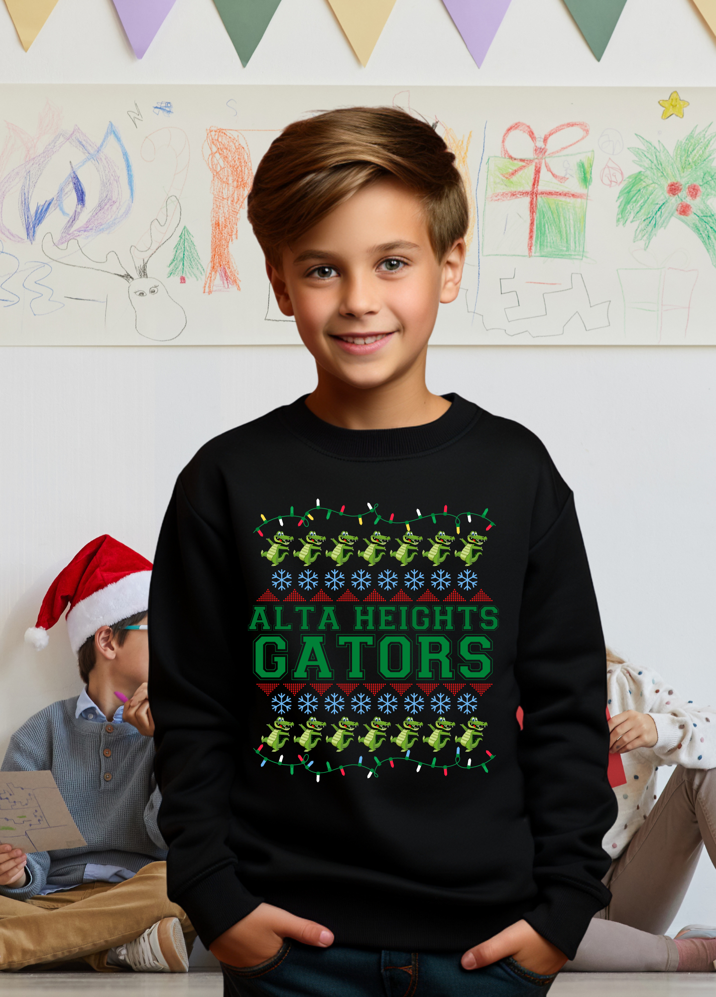 Alta Heights Ugly Sweater Youth Crewneck