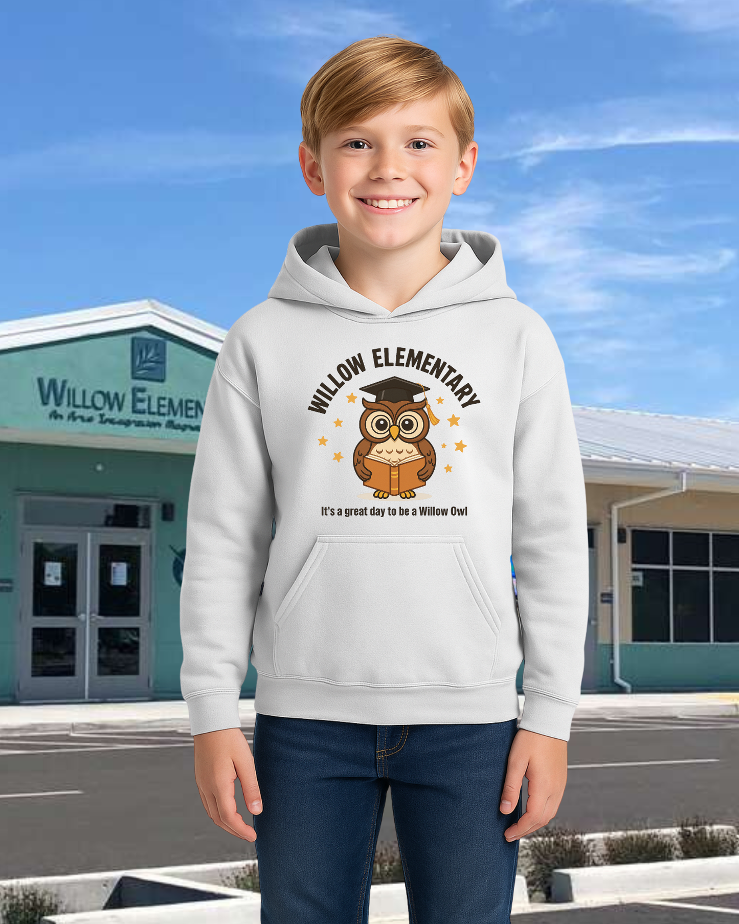 It's A Great Day To Be An Owl Youth Hoodie