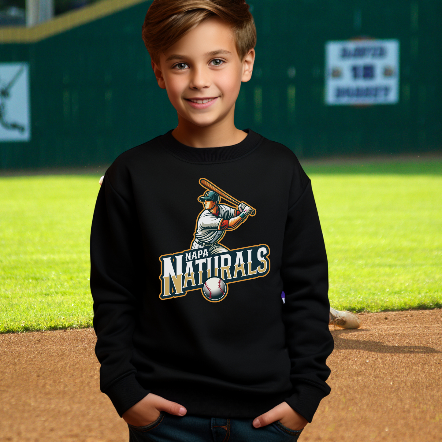 Napa Naturals Youth Crewneck Pullover