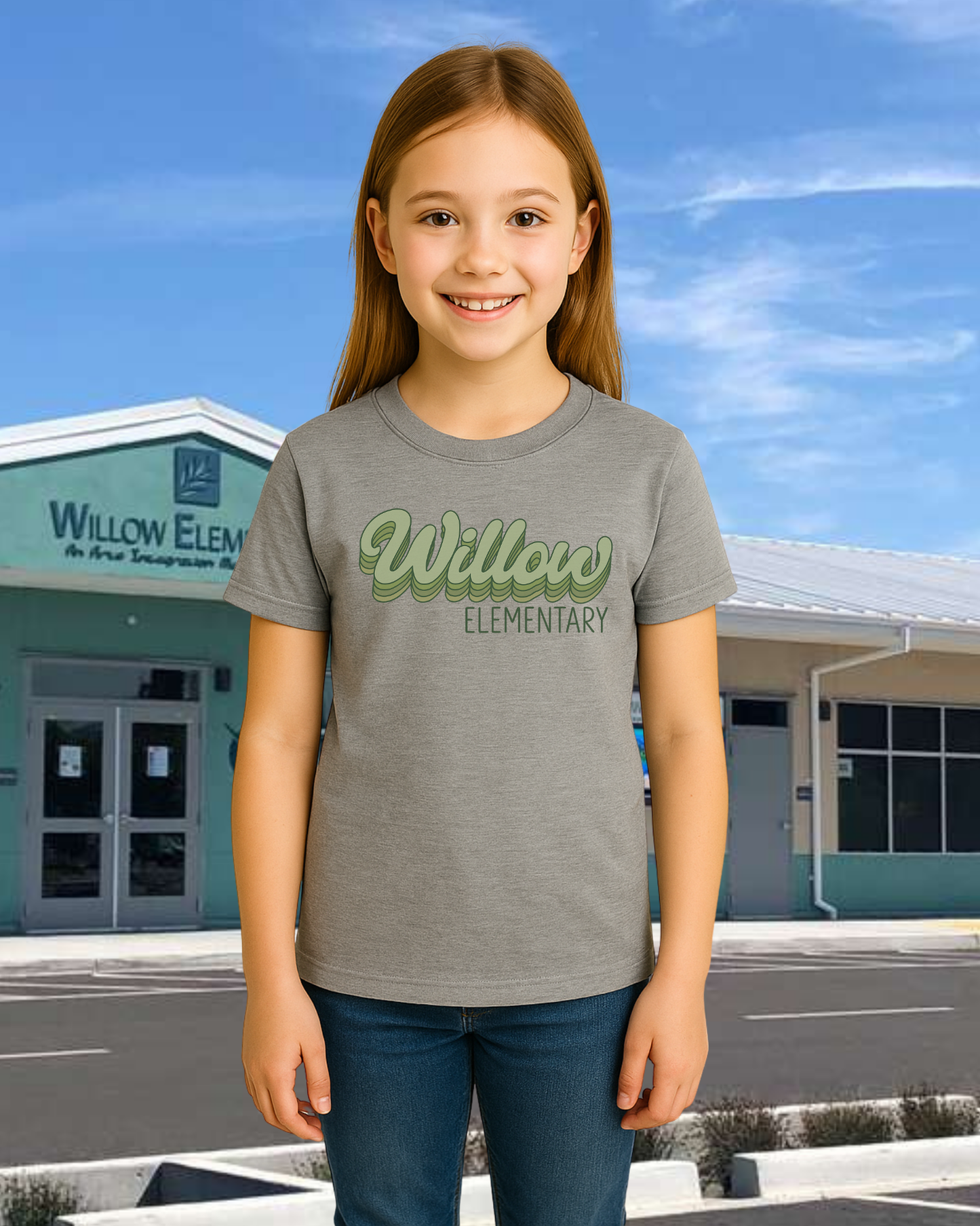 Willow Elementary Retro Youth Tee