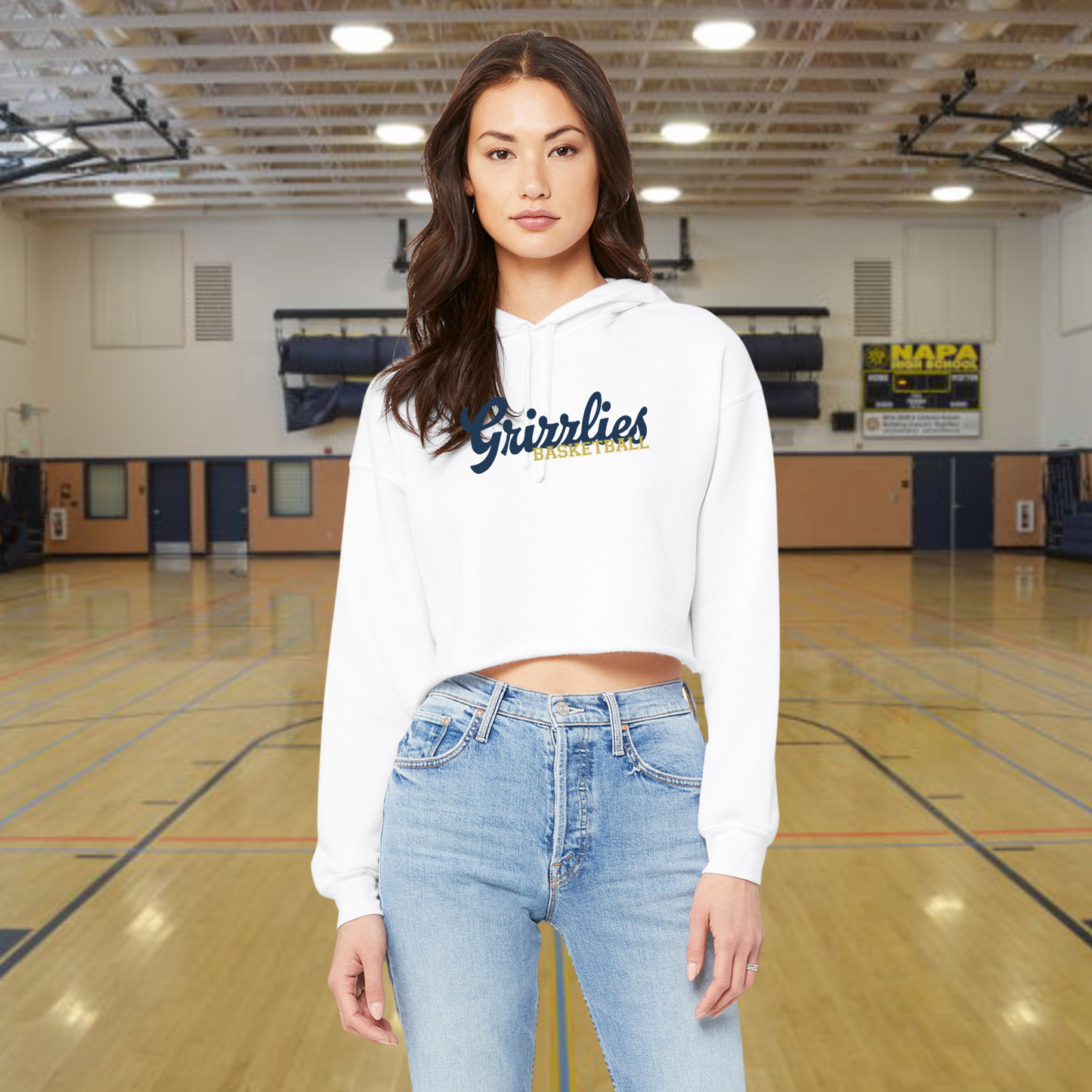 Grizzlies Cropped Hoodie