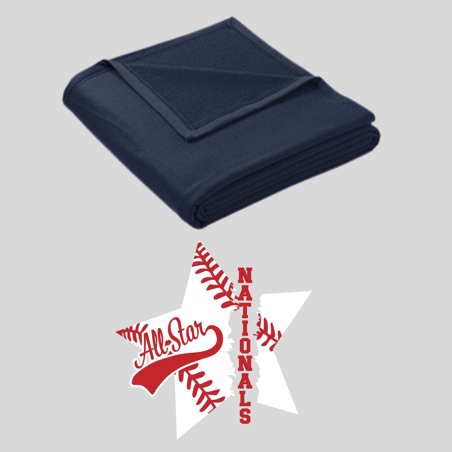 Allstars Oversized Fleece Sweatshirt Blanket