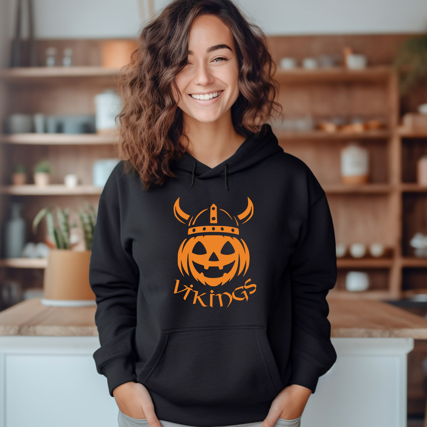 Halloween Vikings Adult Hoodie