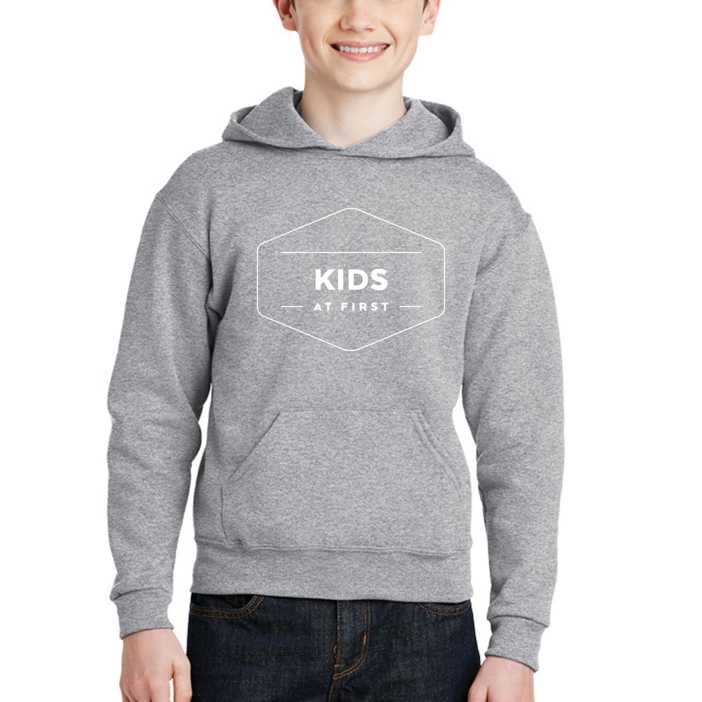Kids at First Youth Hoodie