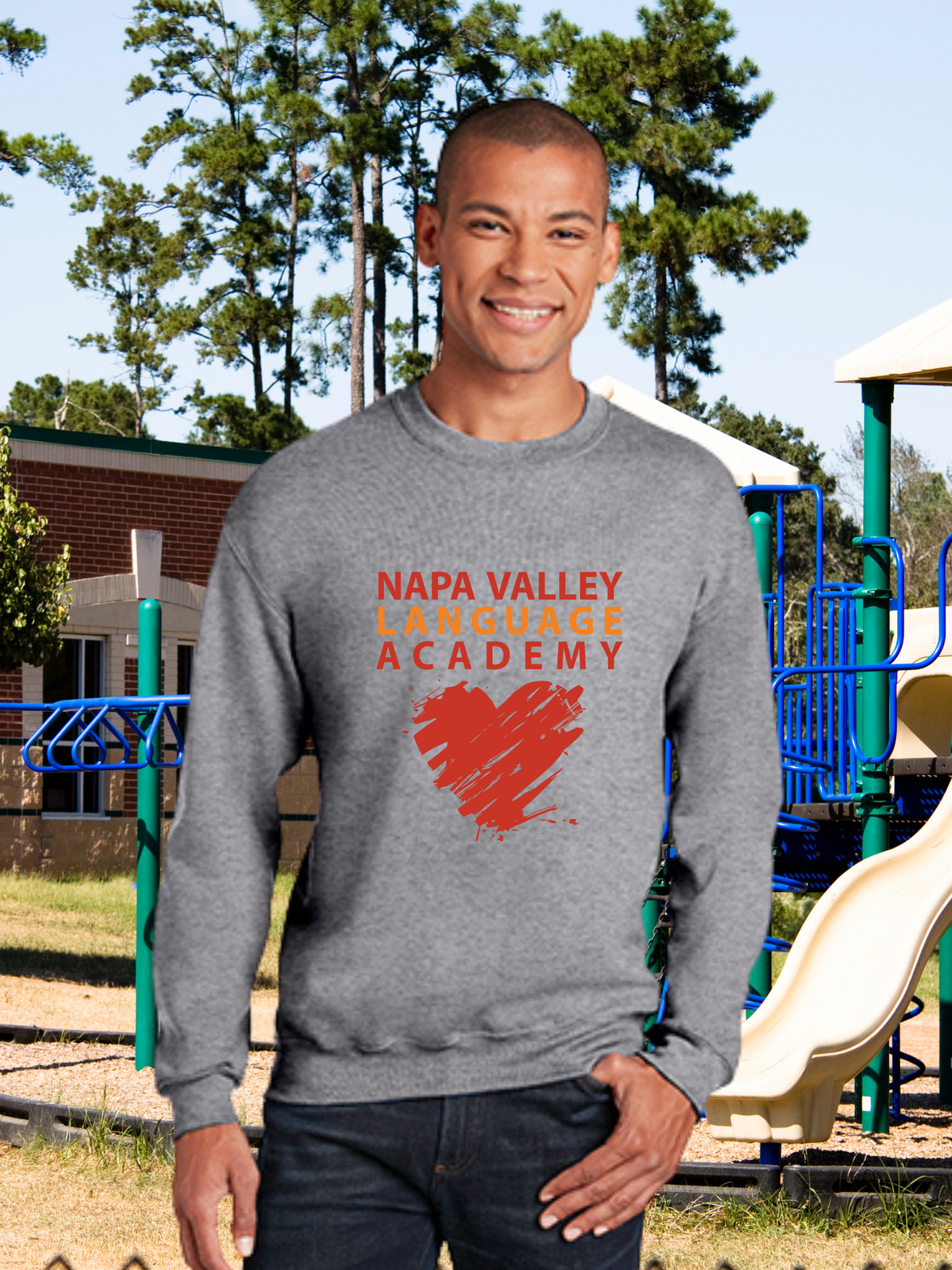 NVLA ❤️ Adult Crewneck Sweatshirt