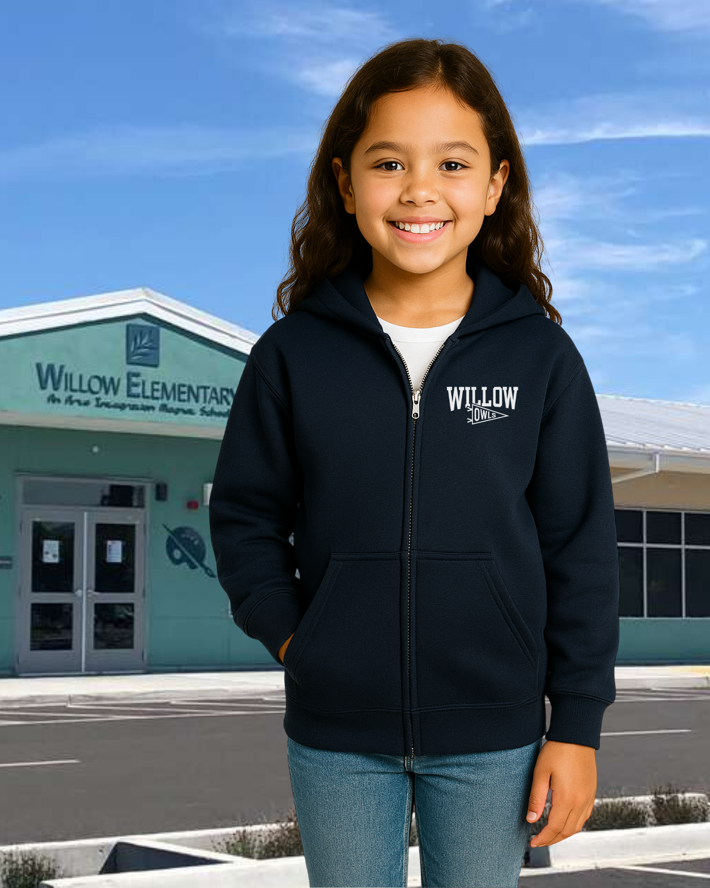 Willow Youth Zip Up Hoodies