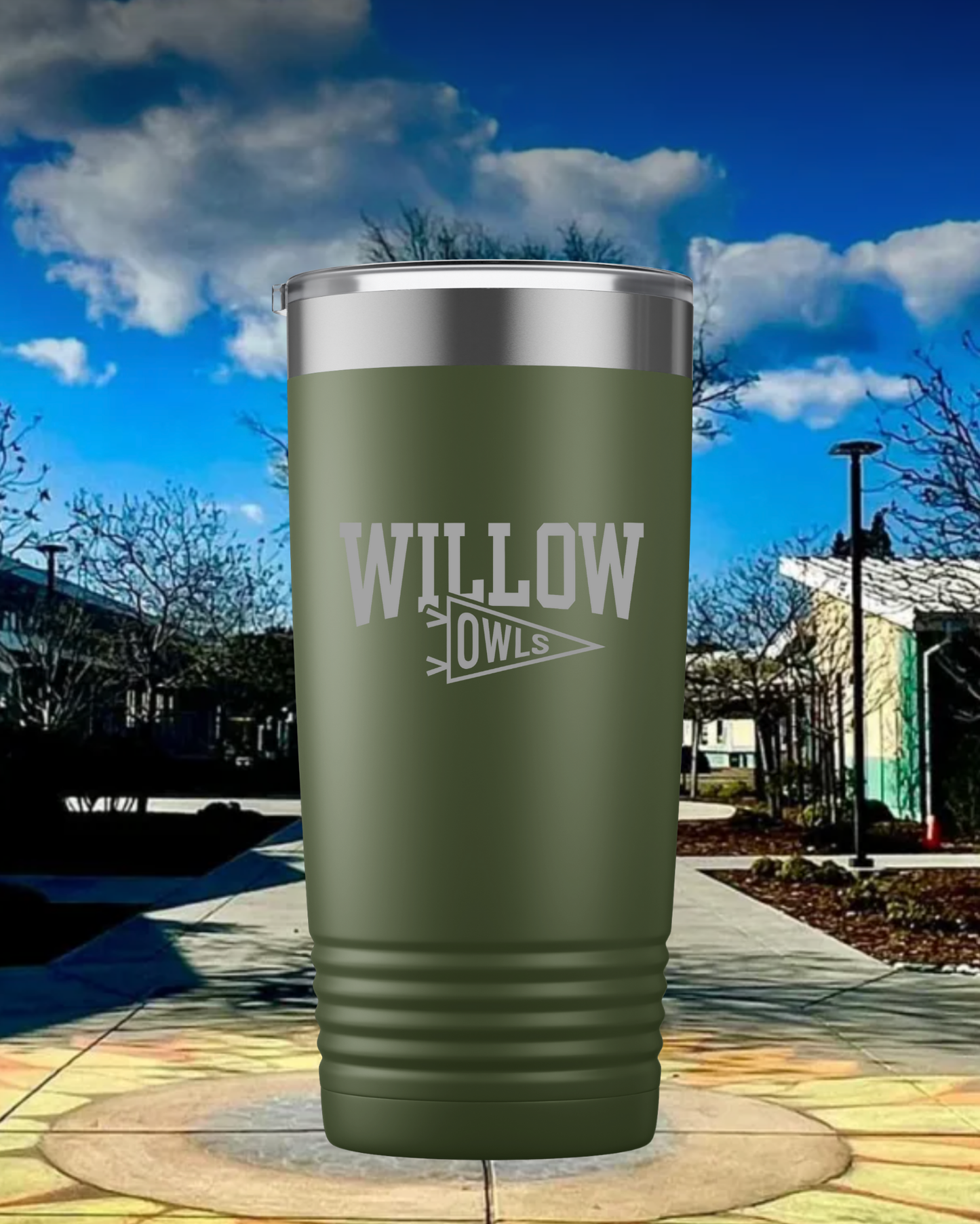 Willow Owls Pennant 20oz. Insulated Tumbler