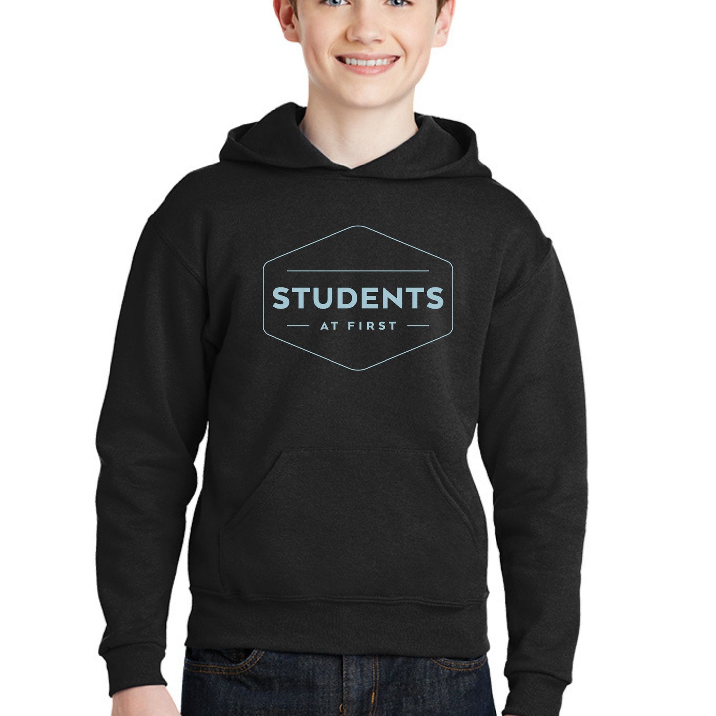 Students at First Youth Hoodie