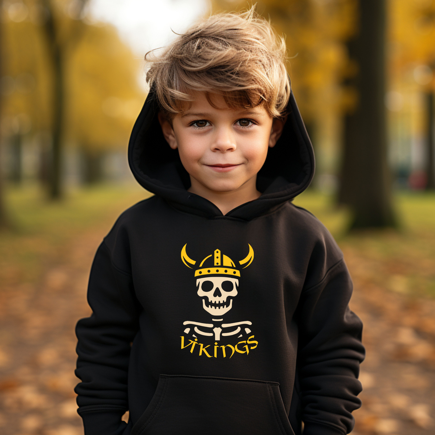 Halloween Vikings Youth Hoodie