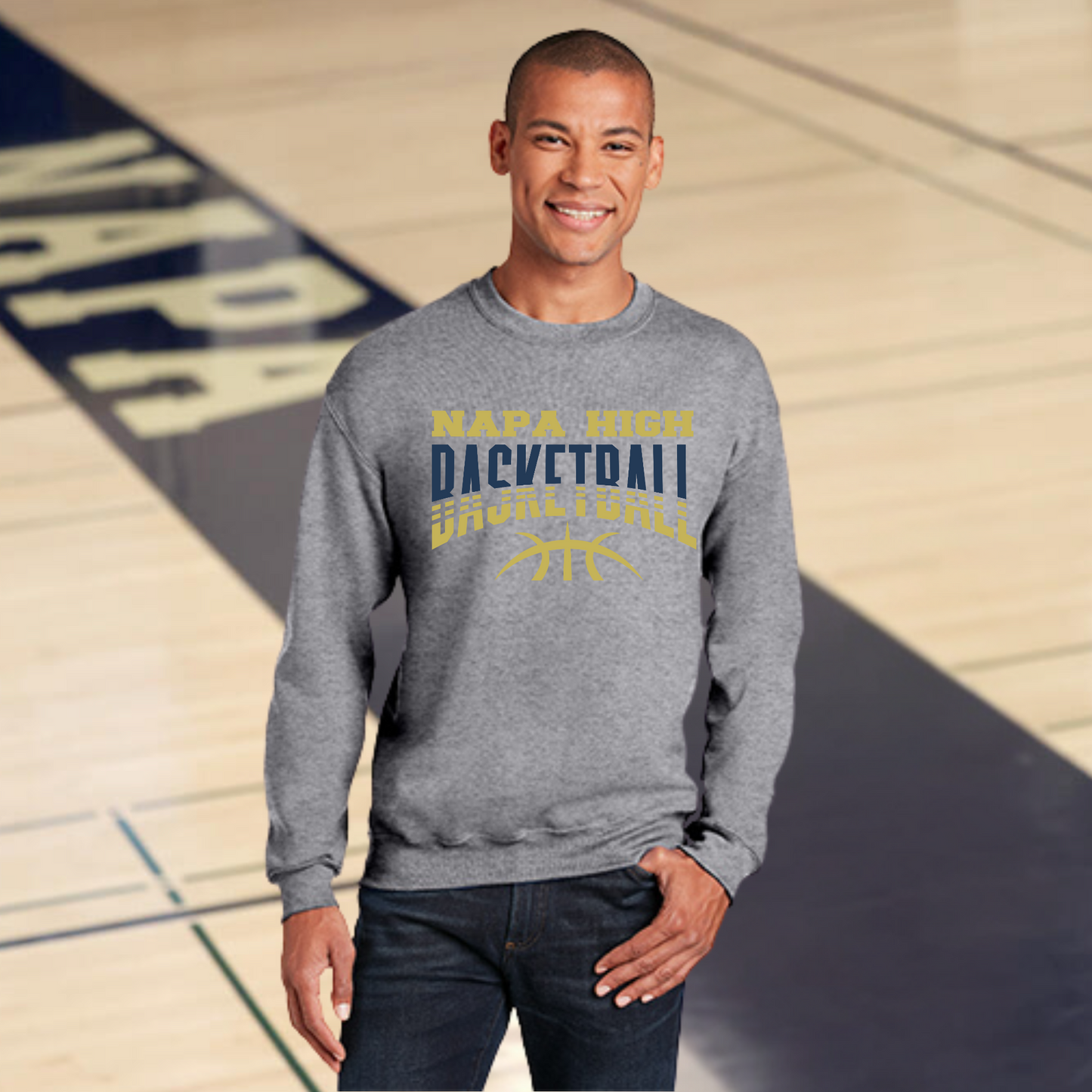 Napa High Basketball Crewneck Pullover
