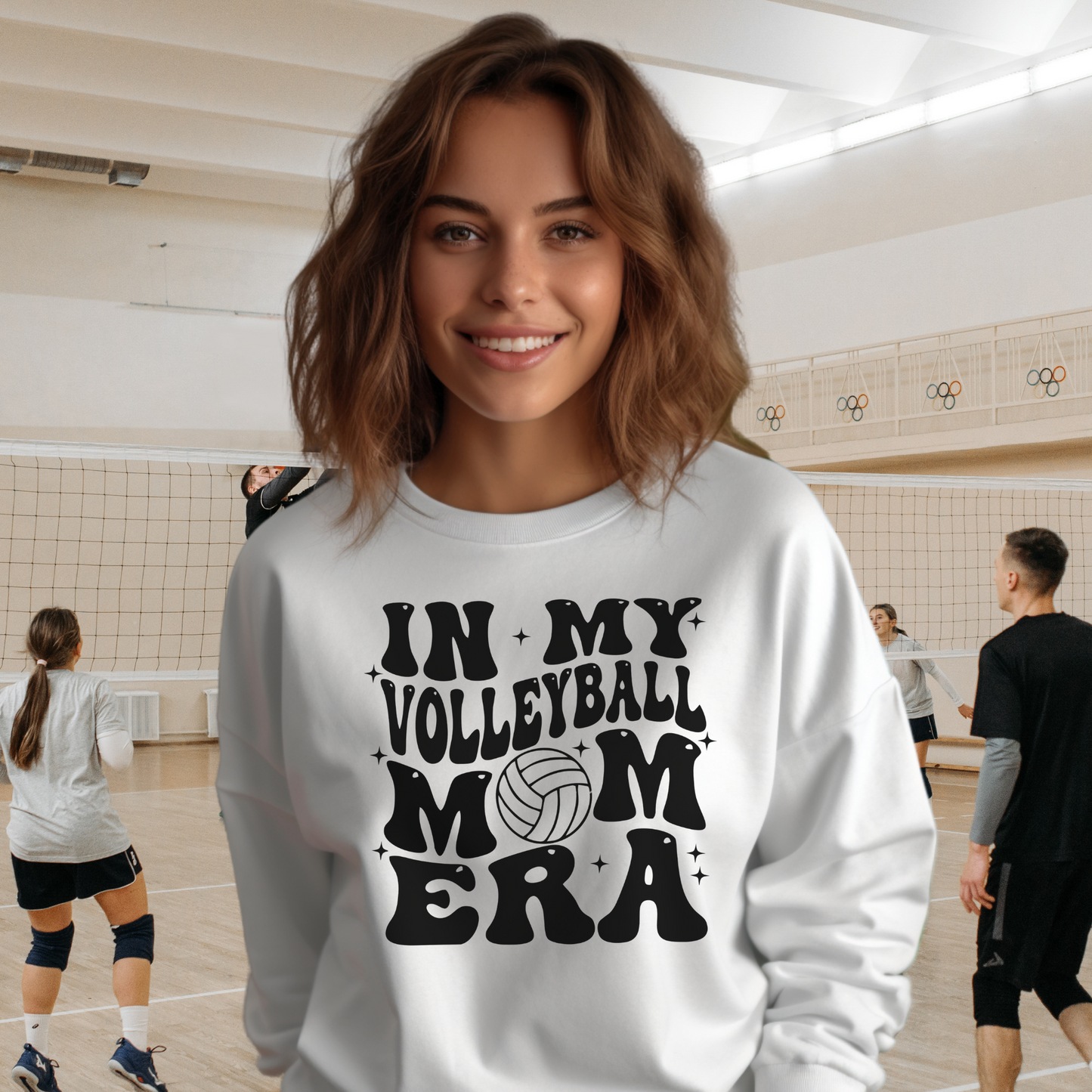 Volleyball Mom Era Crewneck