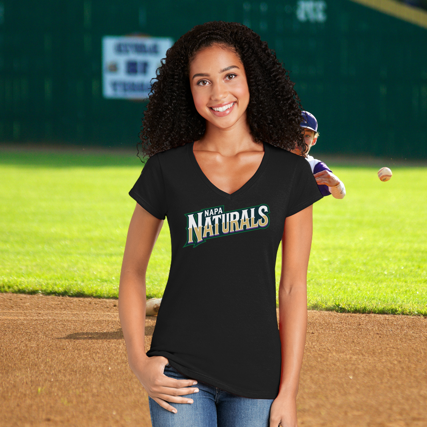 Napa Naturals Ladies V-Neck Tee