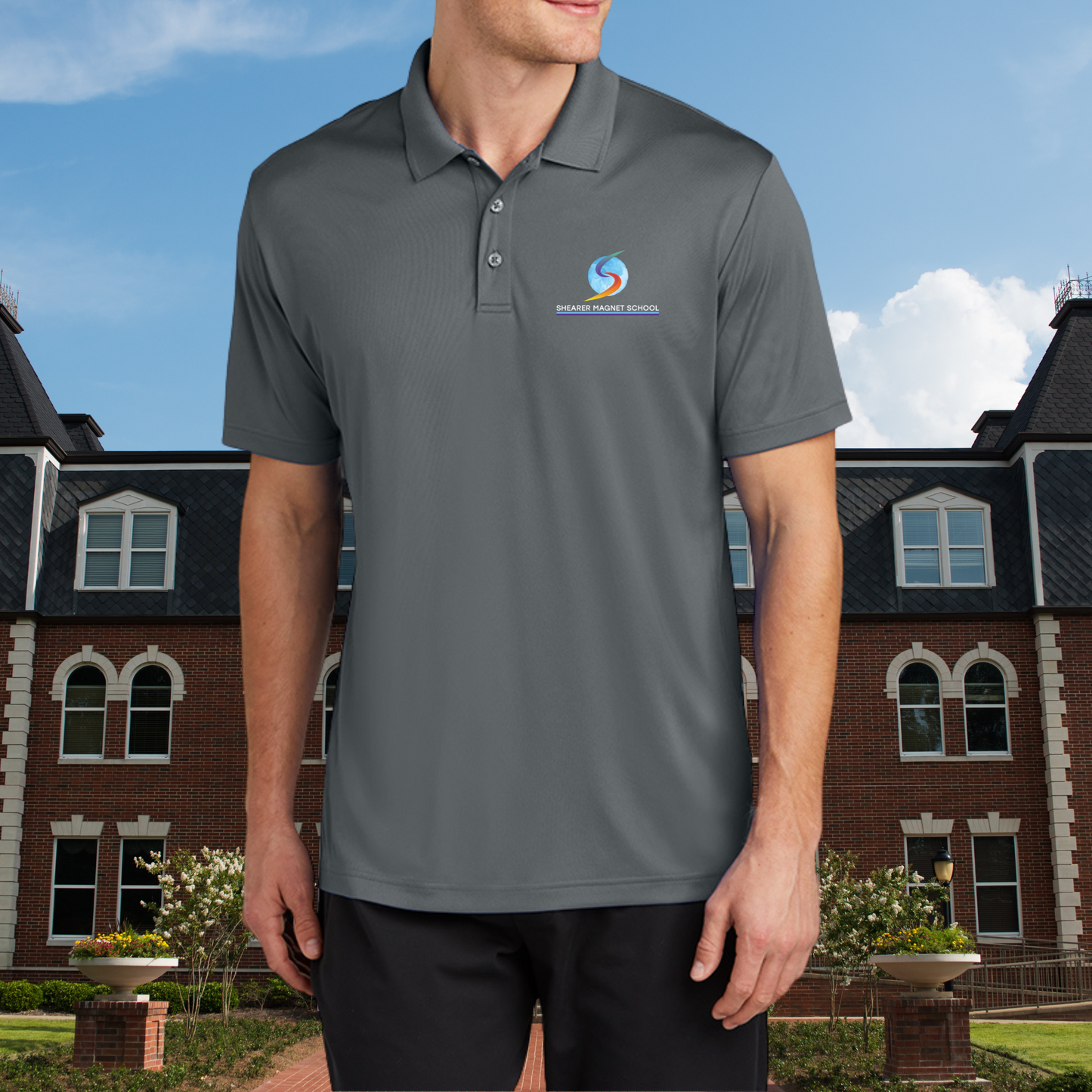 Shearer Magnet School Men's Embroidered Polo