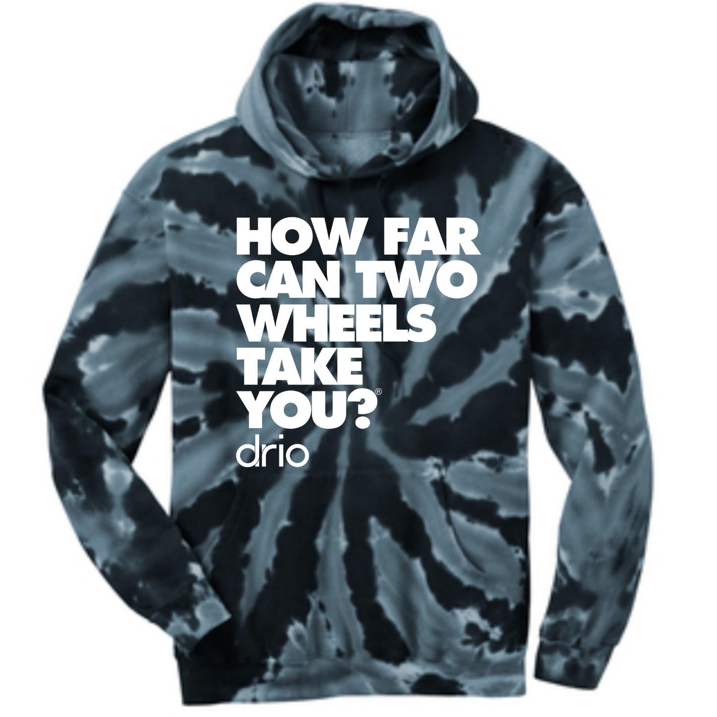 Unisex How Far Can Two Wheels Take You Hoodie