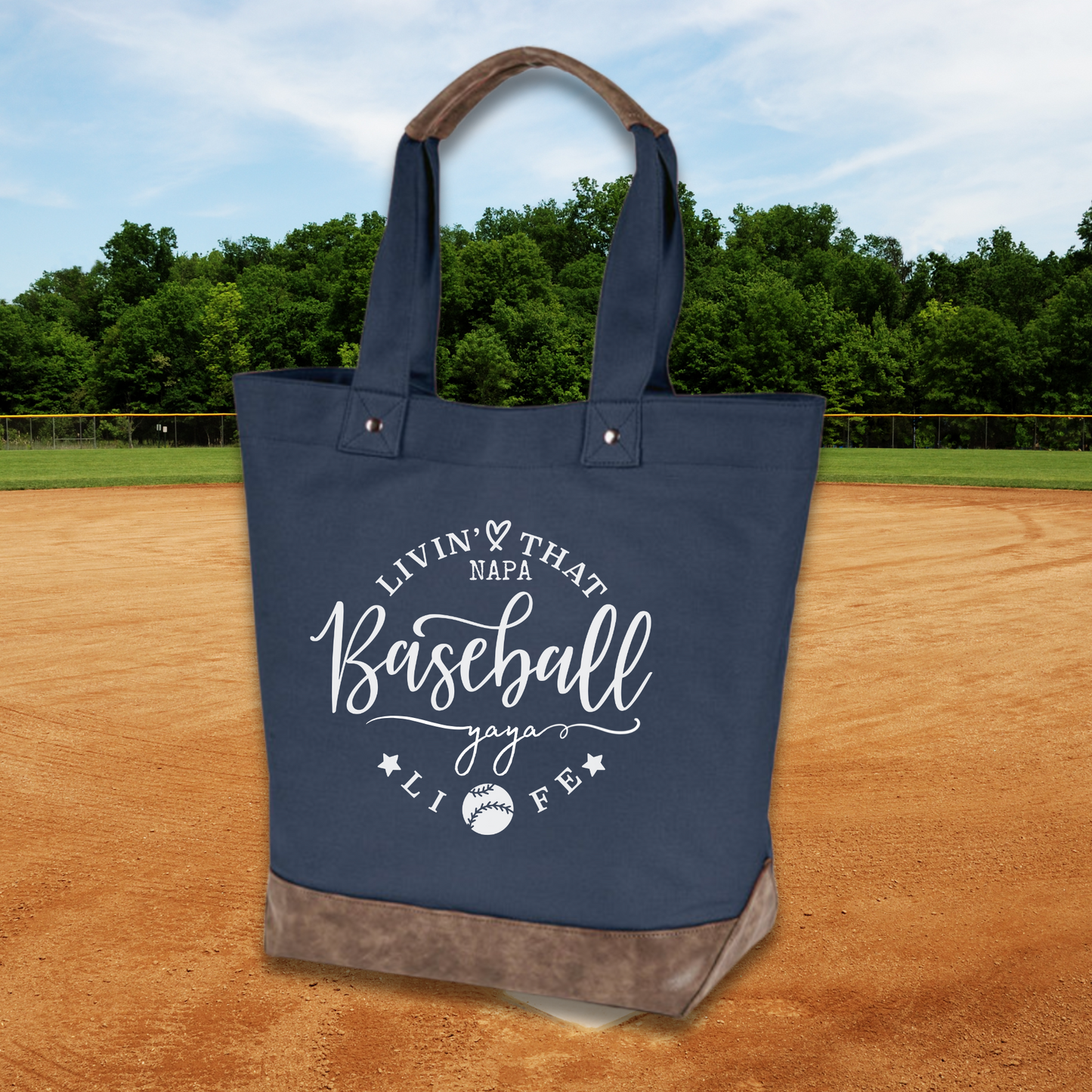 Baseball Mom & Baseball Yaya Tote