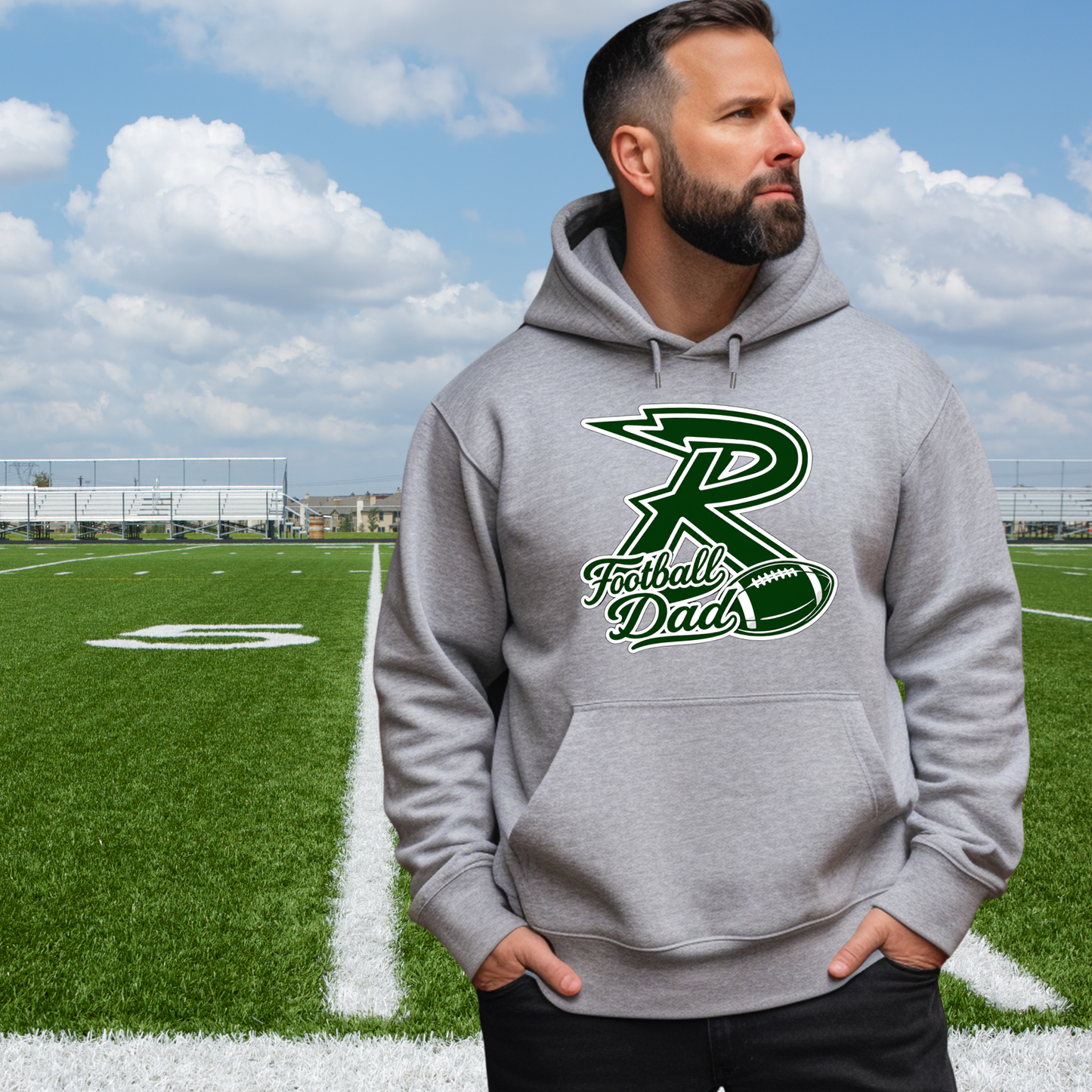 Rodriguez Football Dad Heavy Blend Hoodie