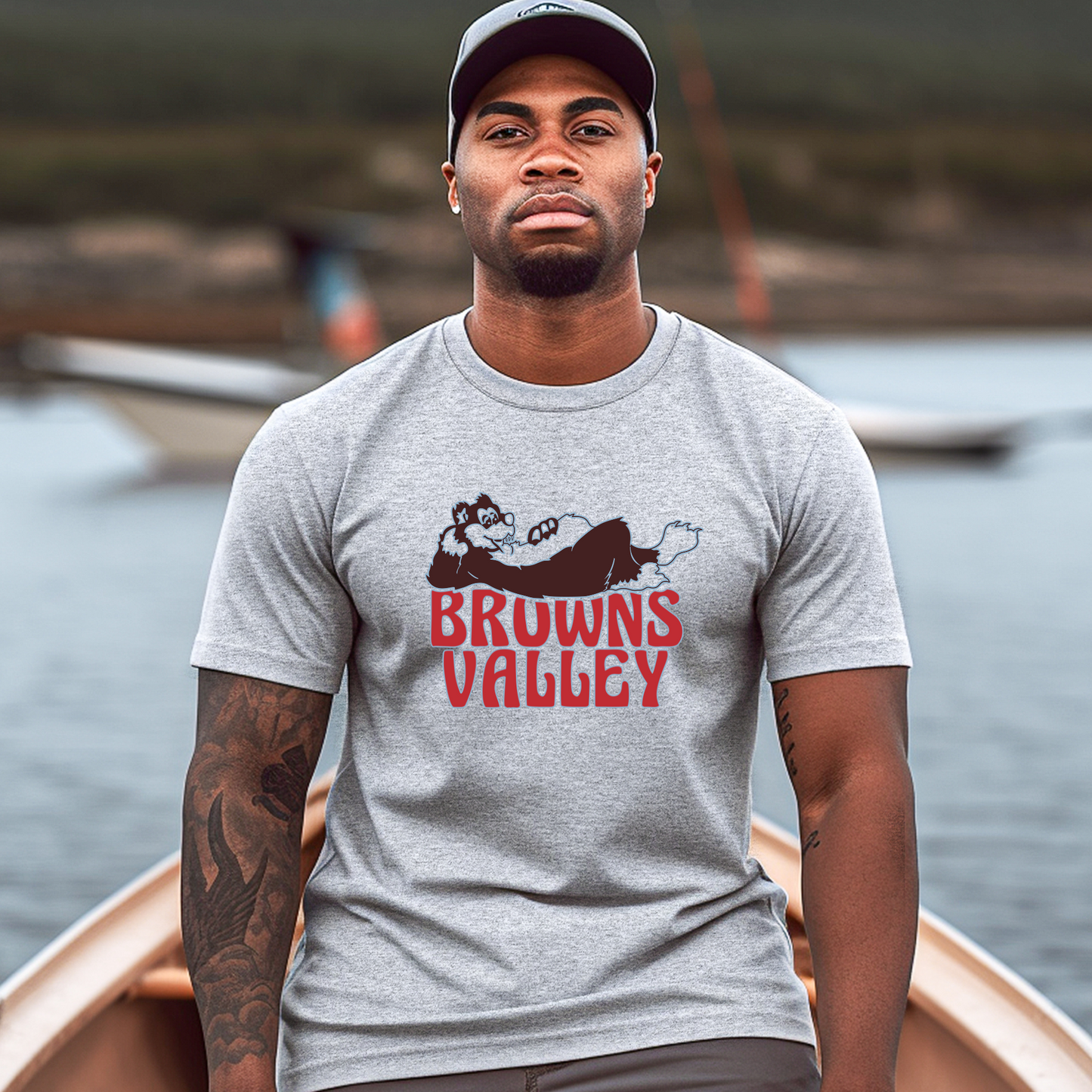 Adult Throwback Bear Tee