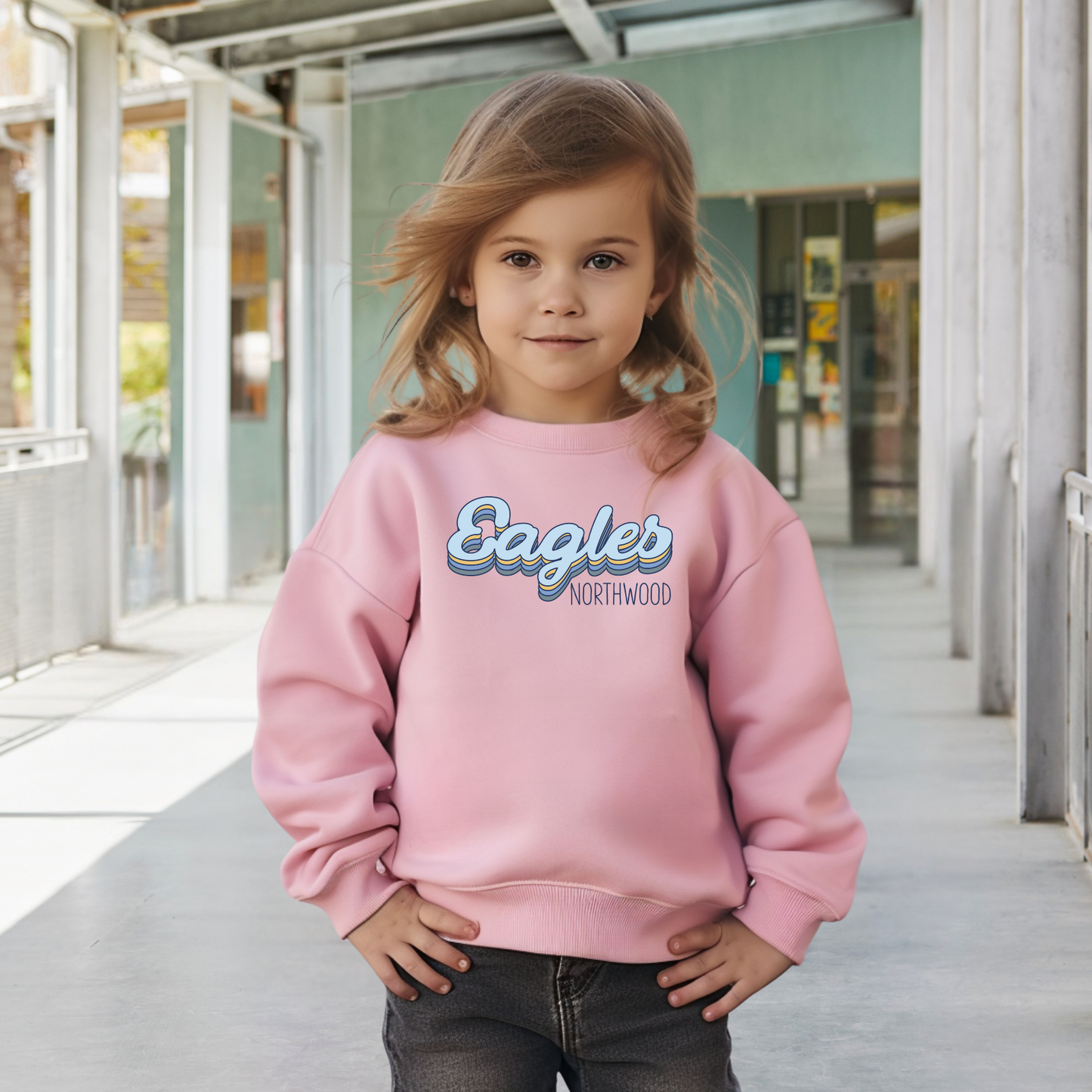 Eagles Youth Crewneck Pullover