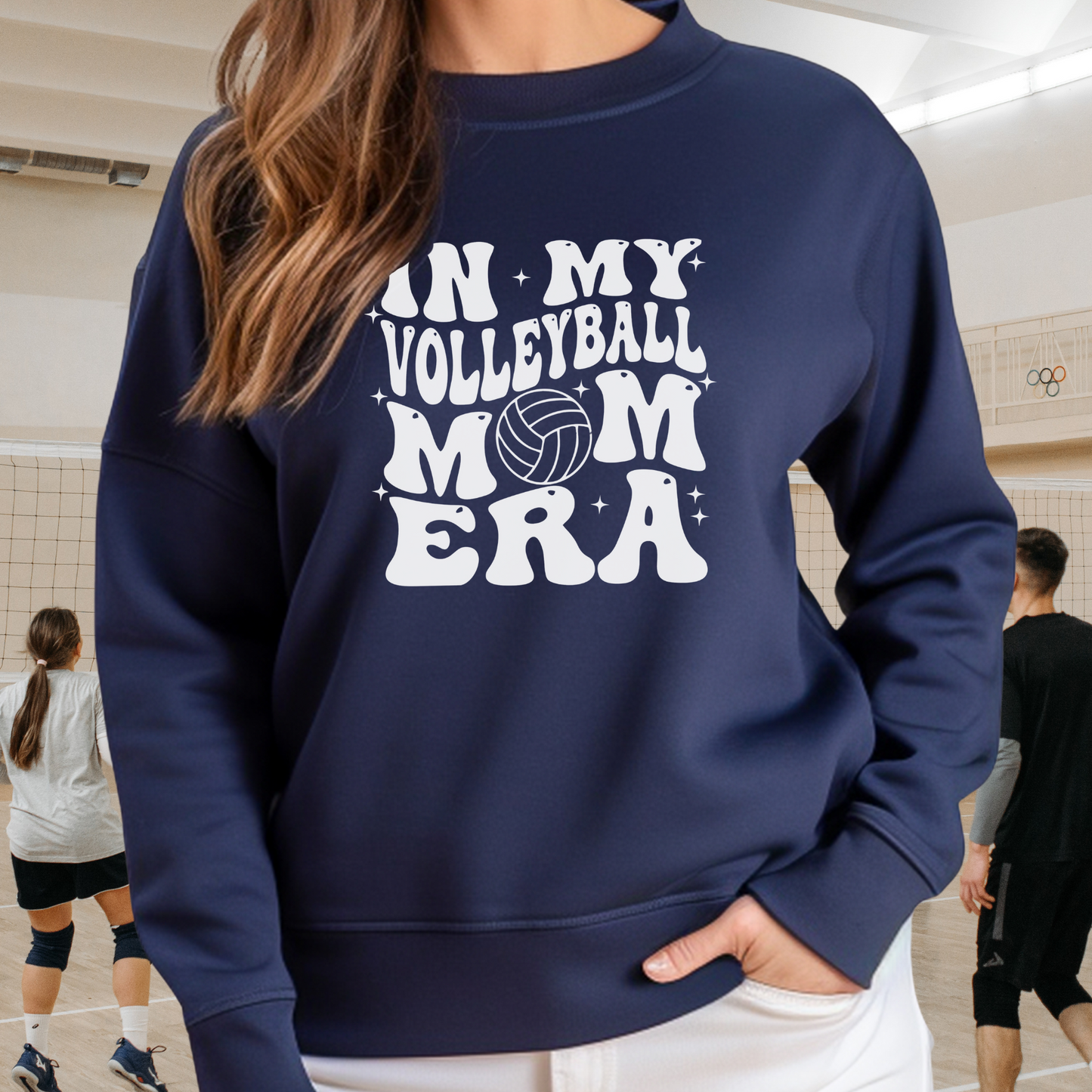 Volleyball Mom Era Crewneck