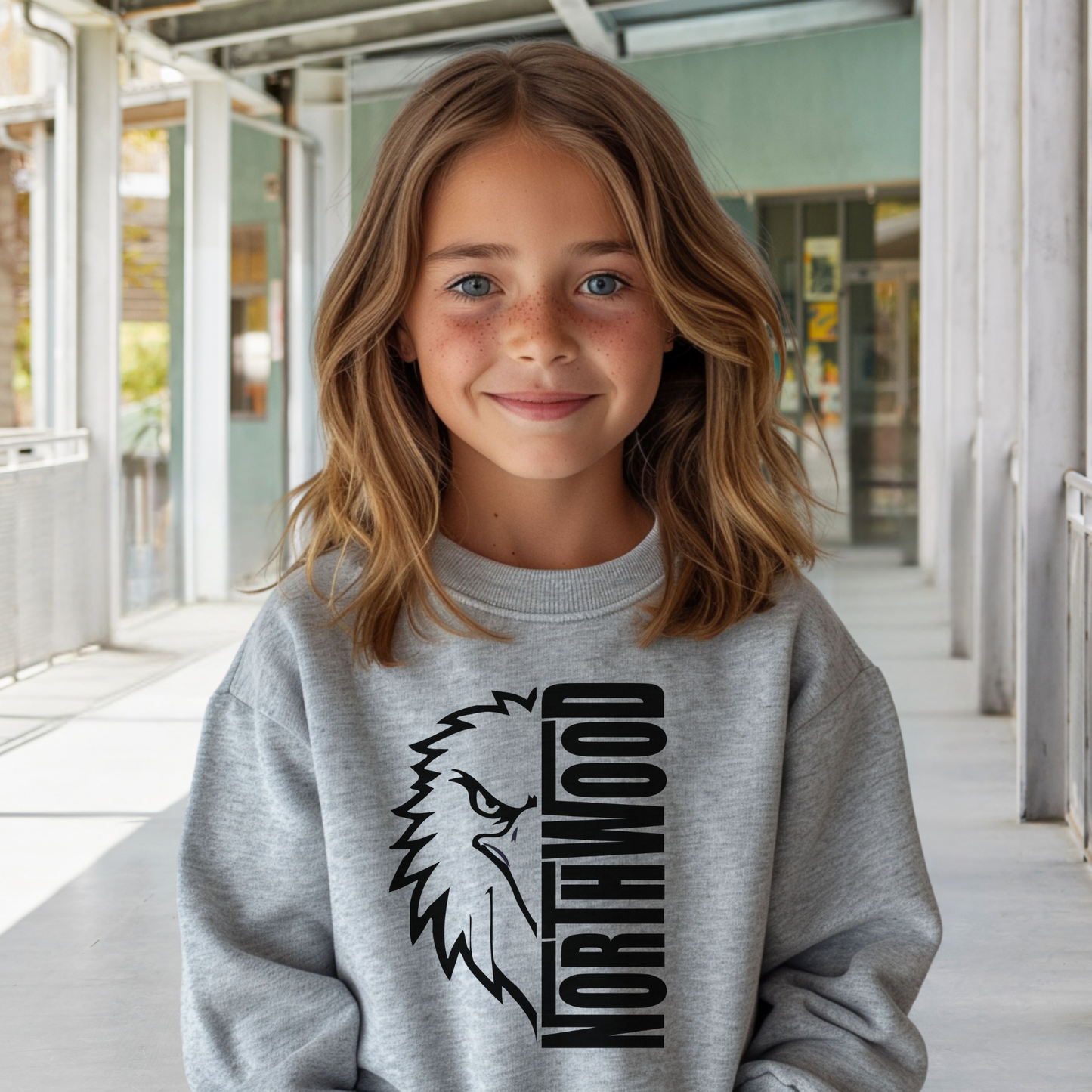 Northwood Eagles Youth Crewneck Pullover
