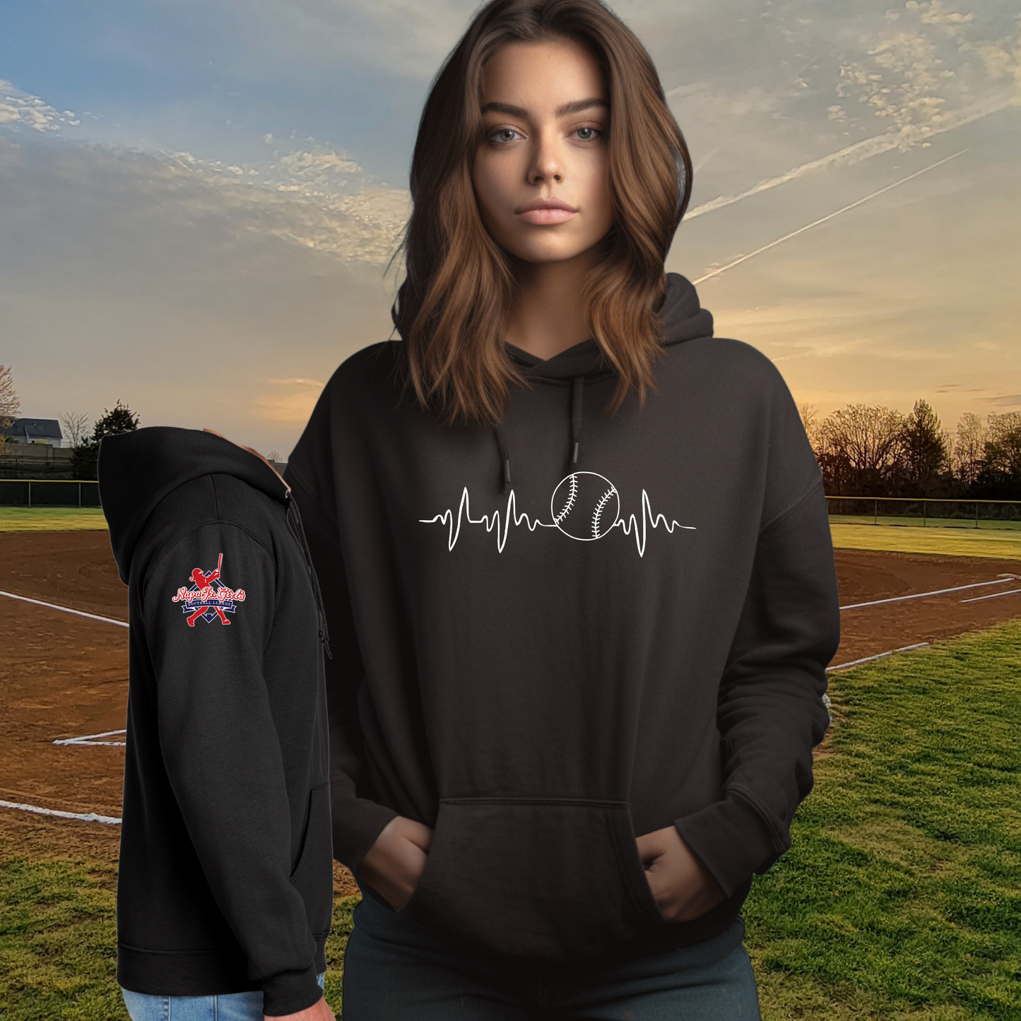 NJGSL Heartbeat Adult Hoodie