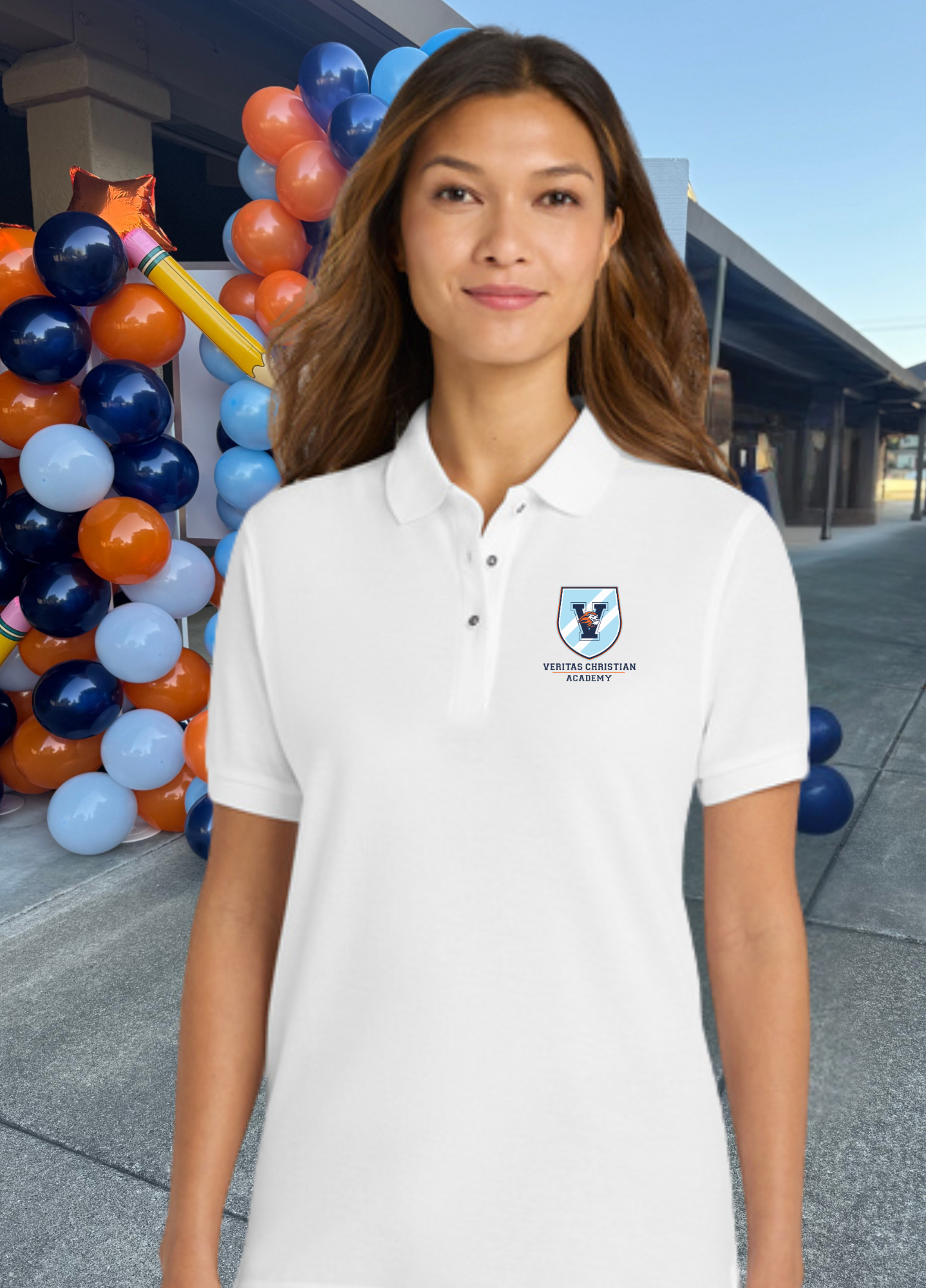 Ladies VCA Shield Polo