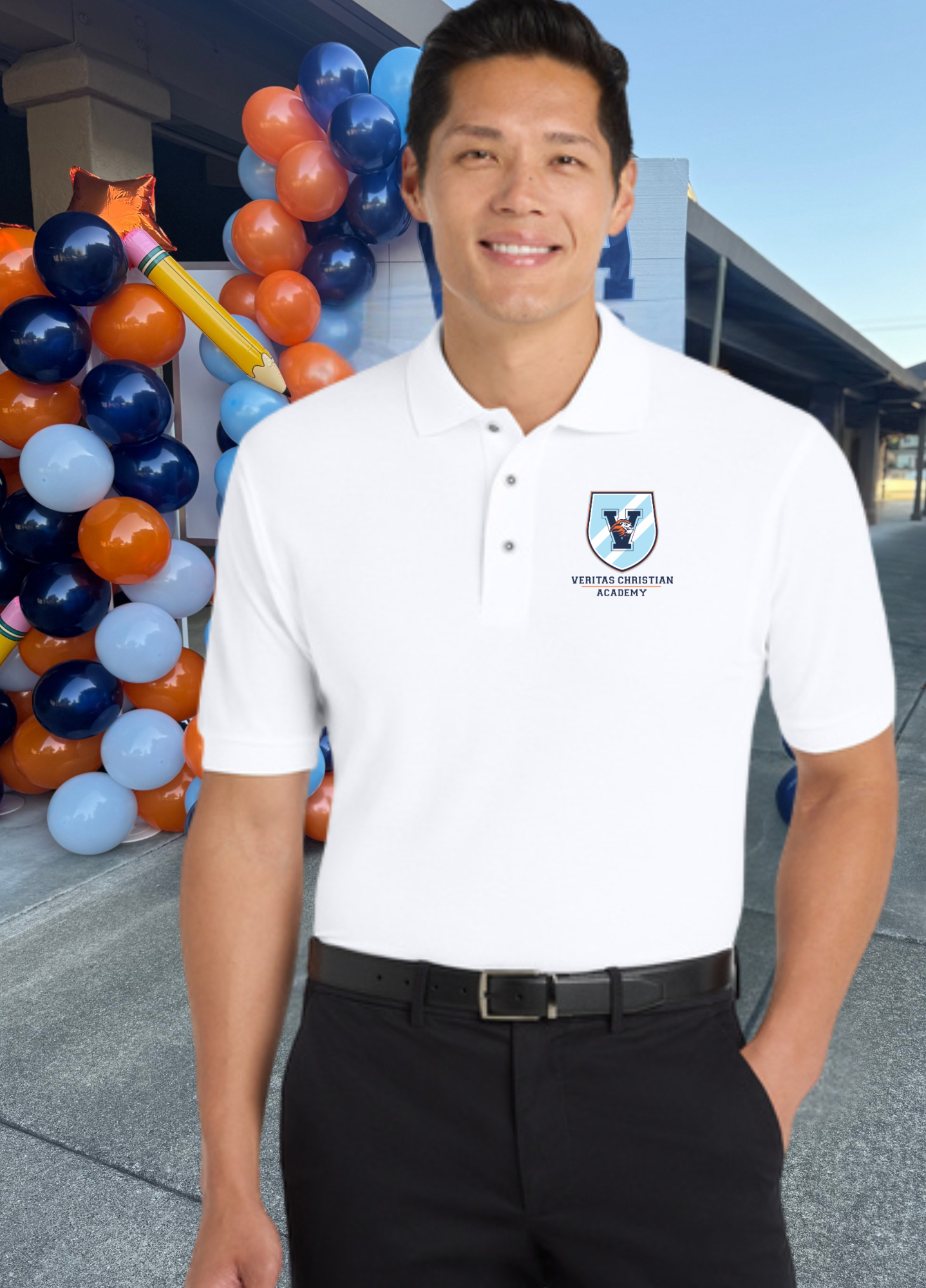 Unisex VCA Shield Polo