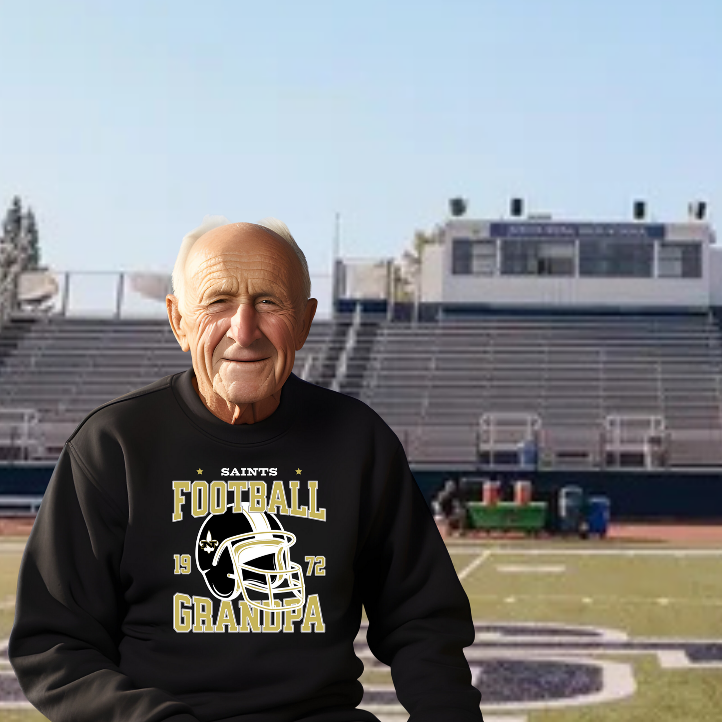 Saints Grandpa Crewneck