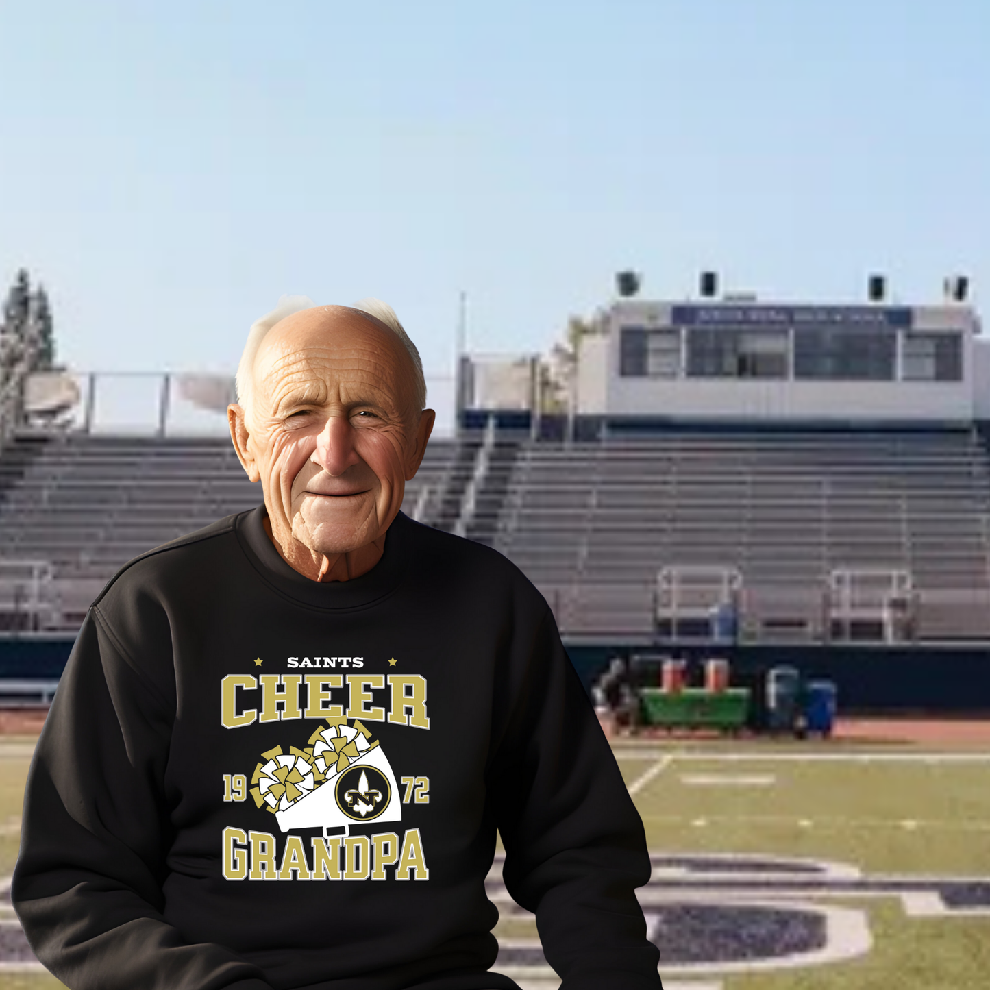 Saints Grandpa Crewneck