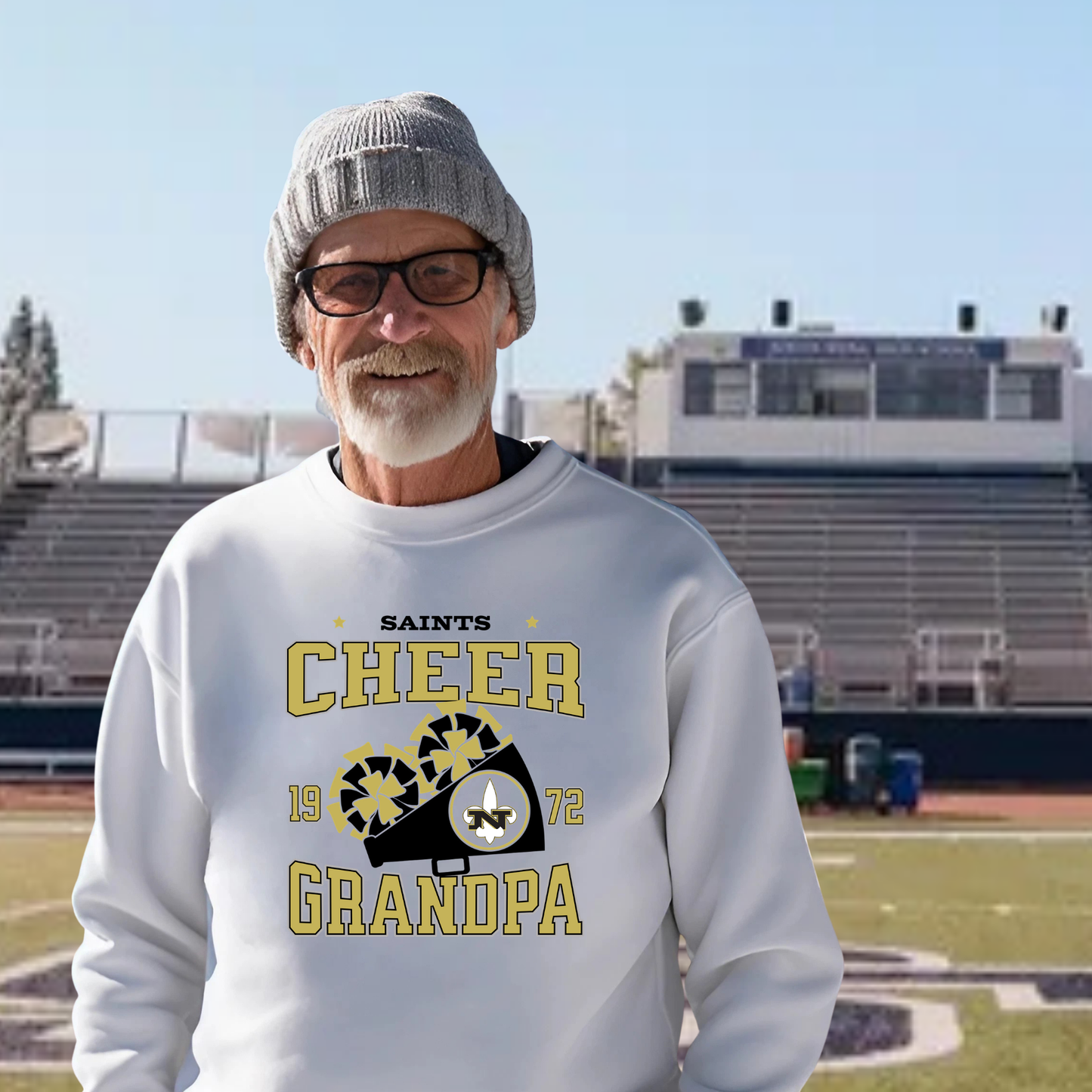 Saints Grandpa Crewneck