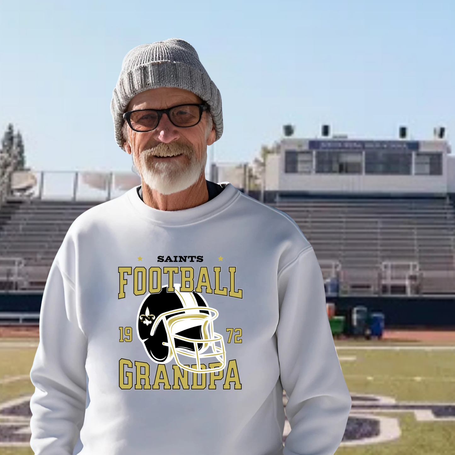 Saints Grandpa Crewneck