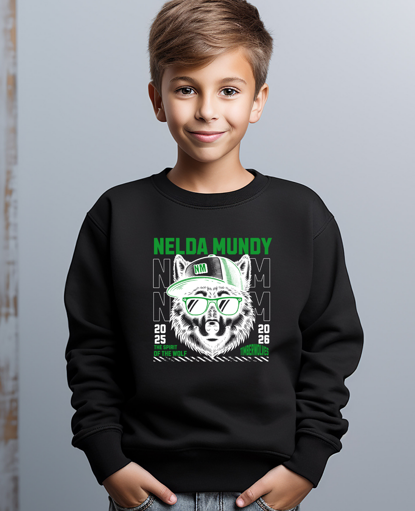 Youth NM Wolf 25/26 Crewneck