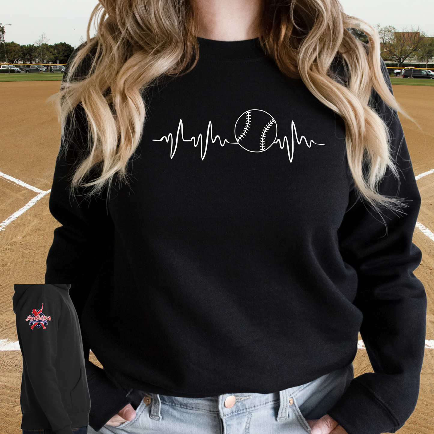 NJGSL Heartbeat Unisex Crewneck