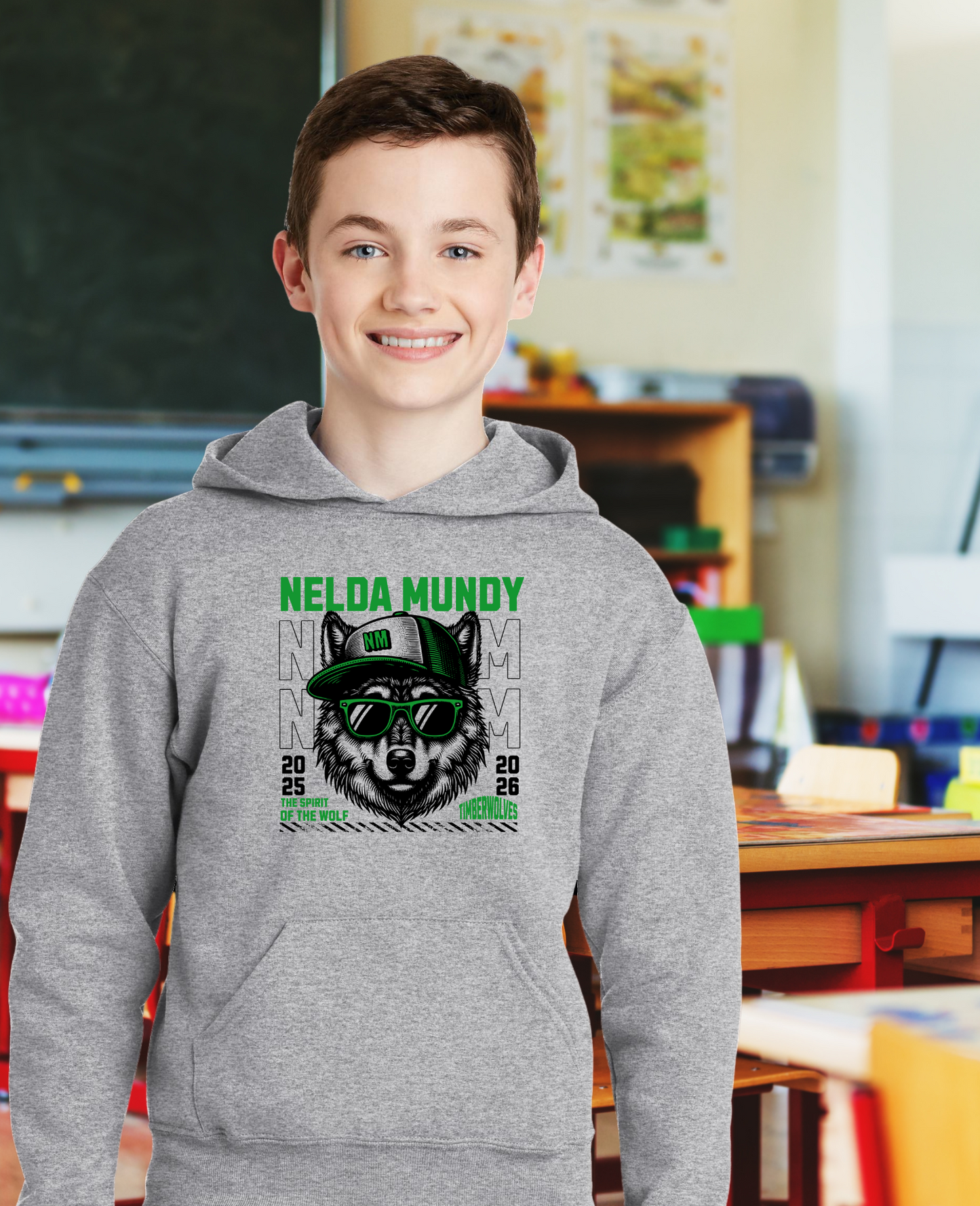 Youth NM Wolf 25/26 Hoodie