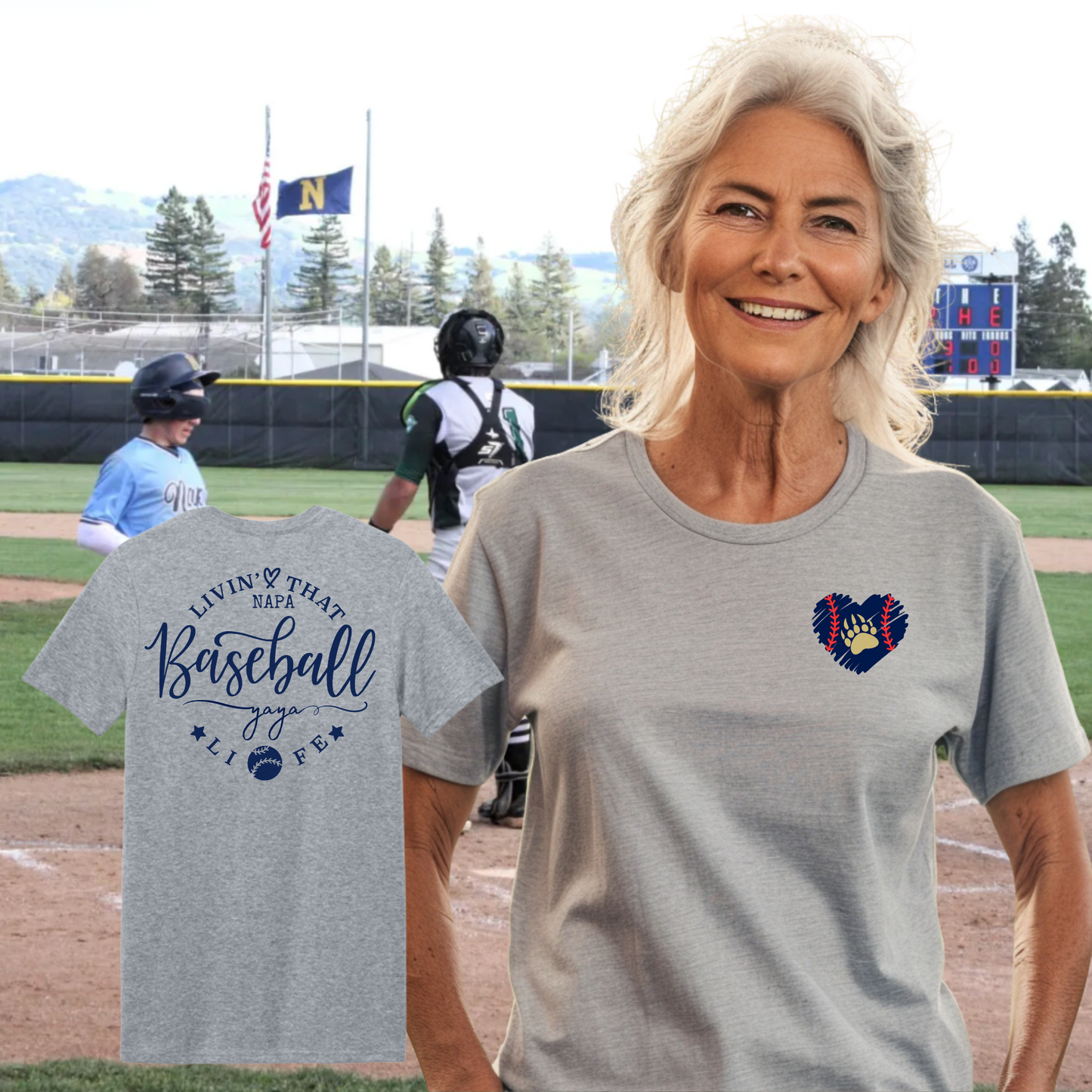 Baseball Yaya Unisex Tee