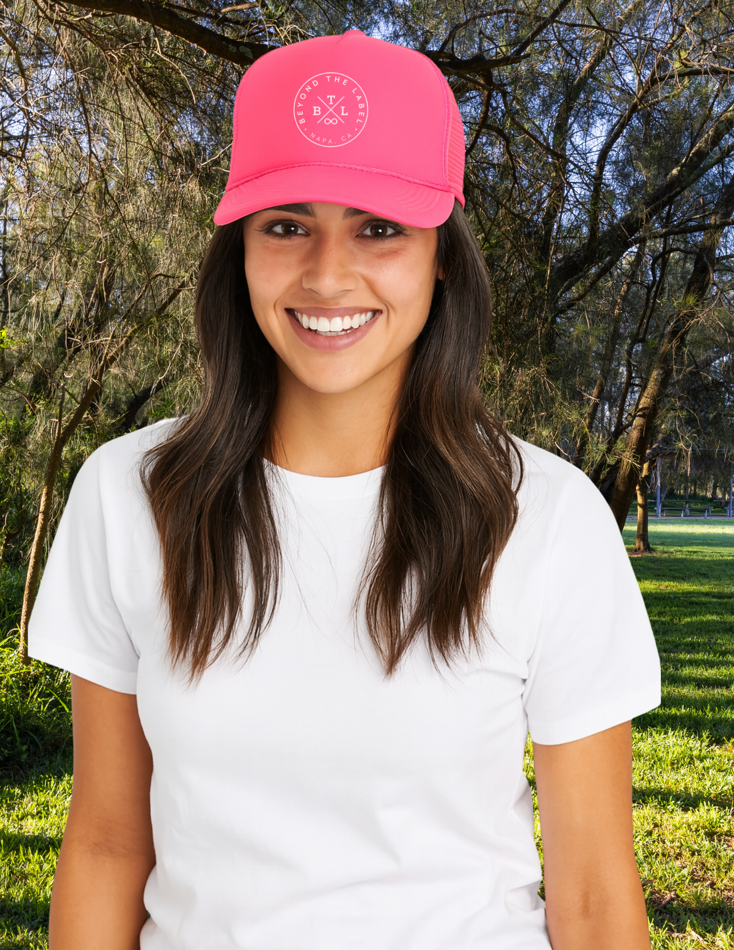 Beyond The Label Regular Pink Foam Trucker (Nissun)