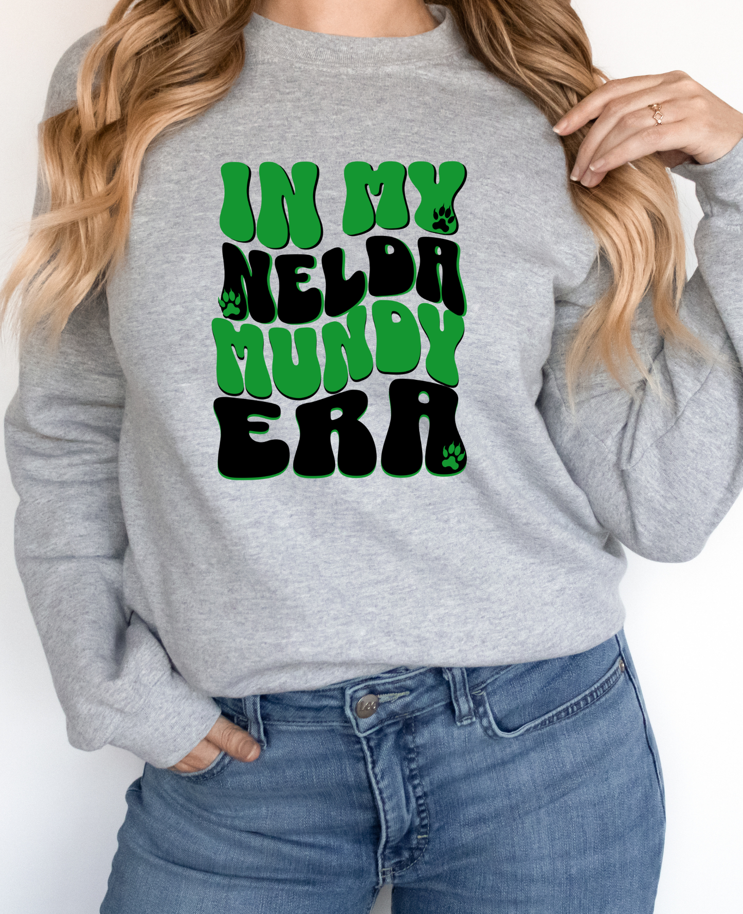 In My Nelda Mundy Era Crewneck Pullover