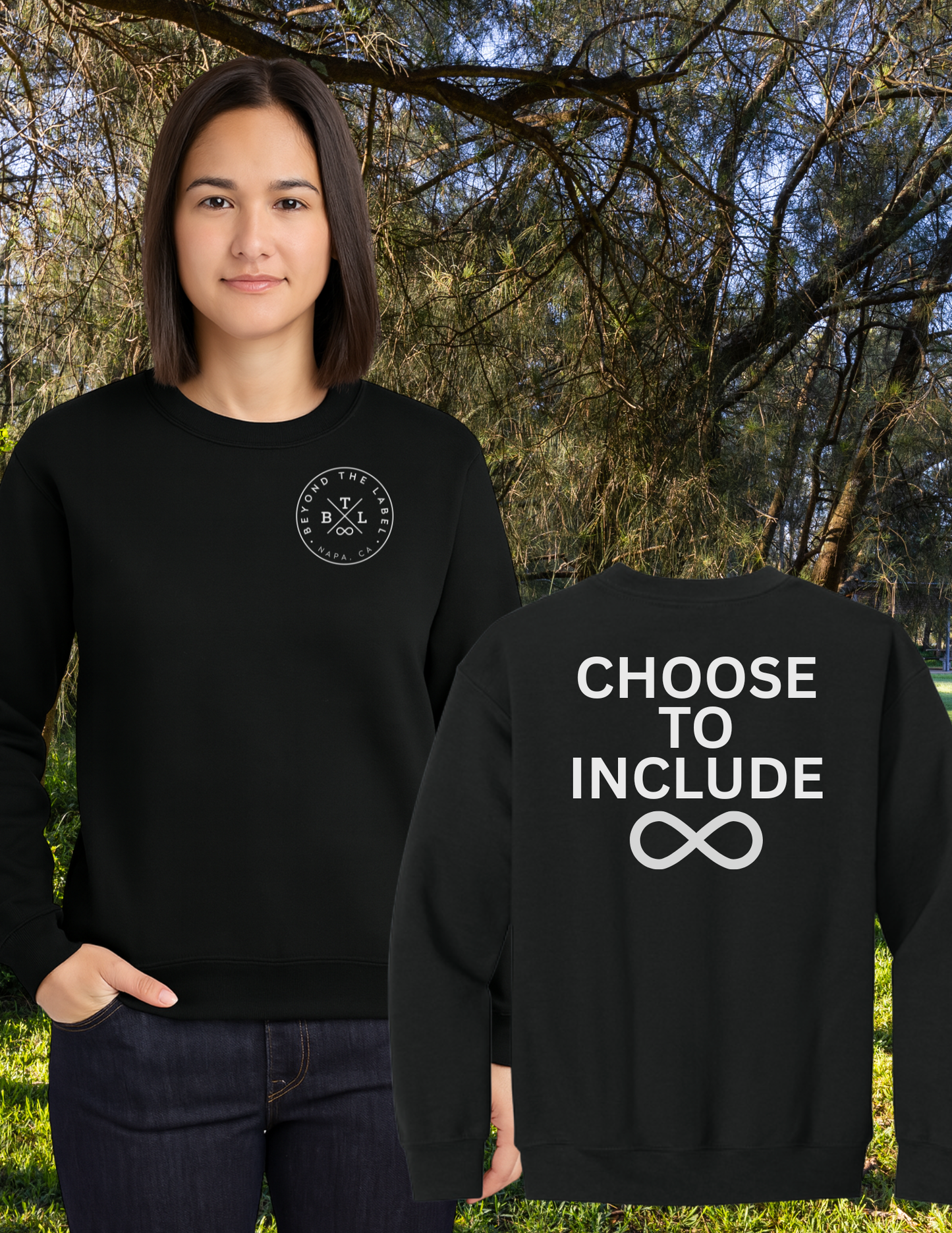 Choose To Include Adult Crewneck Pullover