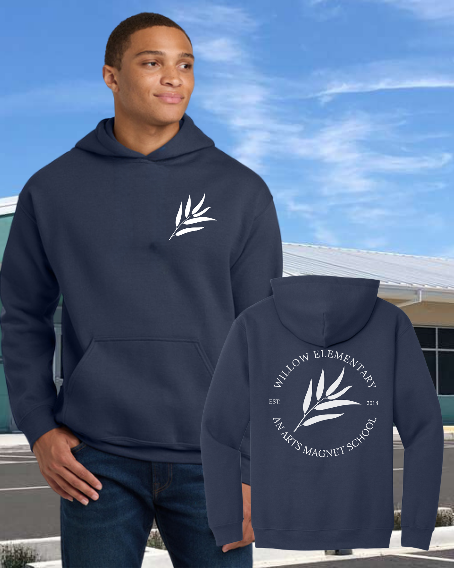 Willow Arts Magnet F&B Est. 2018 Hoodie
