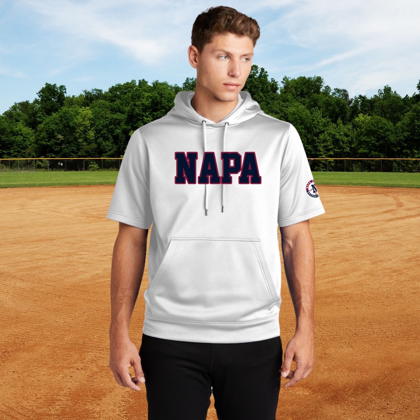 NVBC Adult Short Sleeve Hoodie