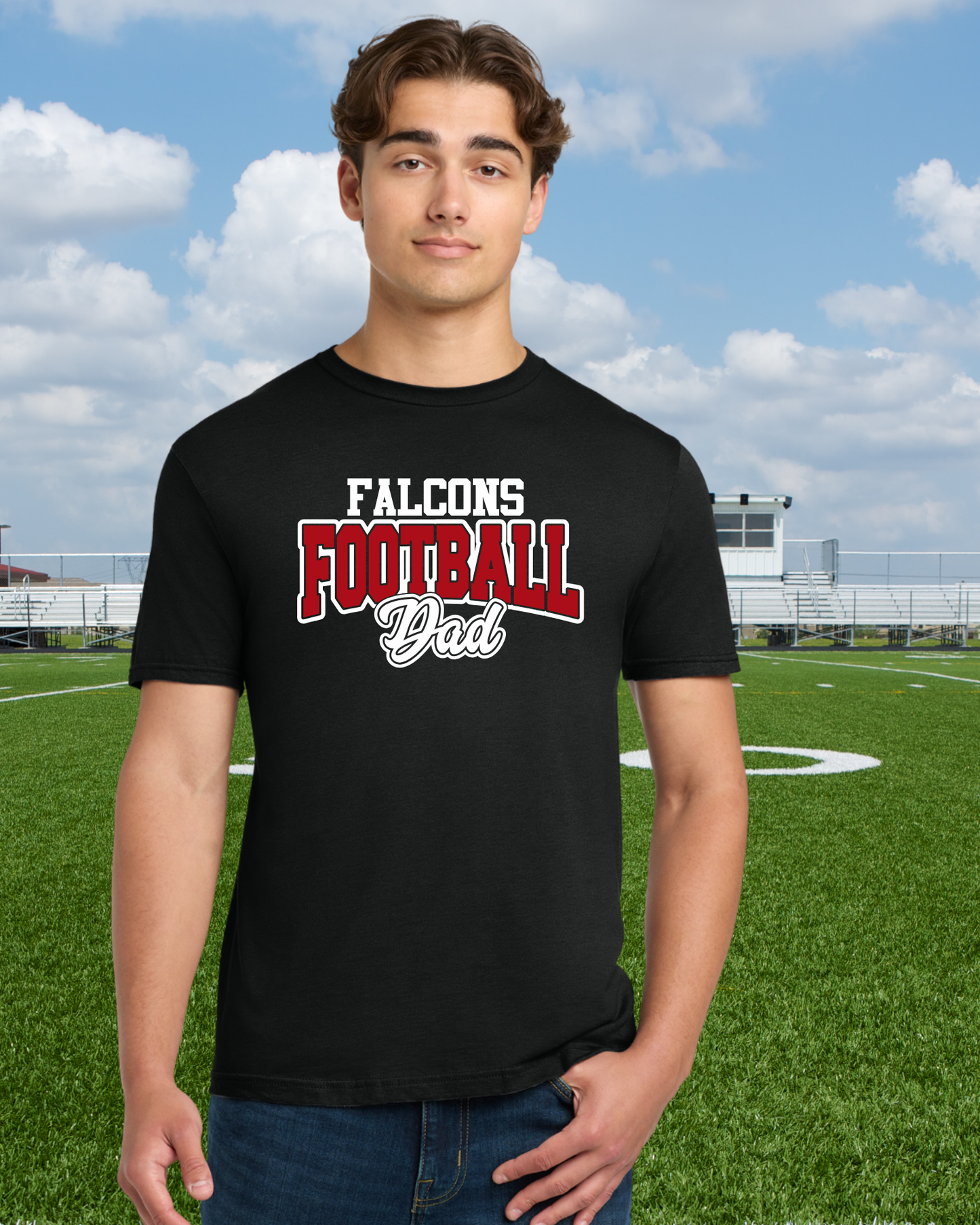 Fairfield Falcons Football Dad Tee