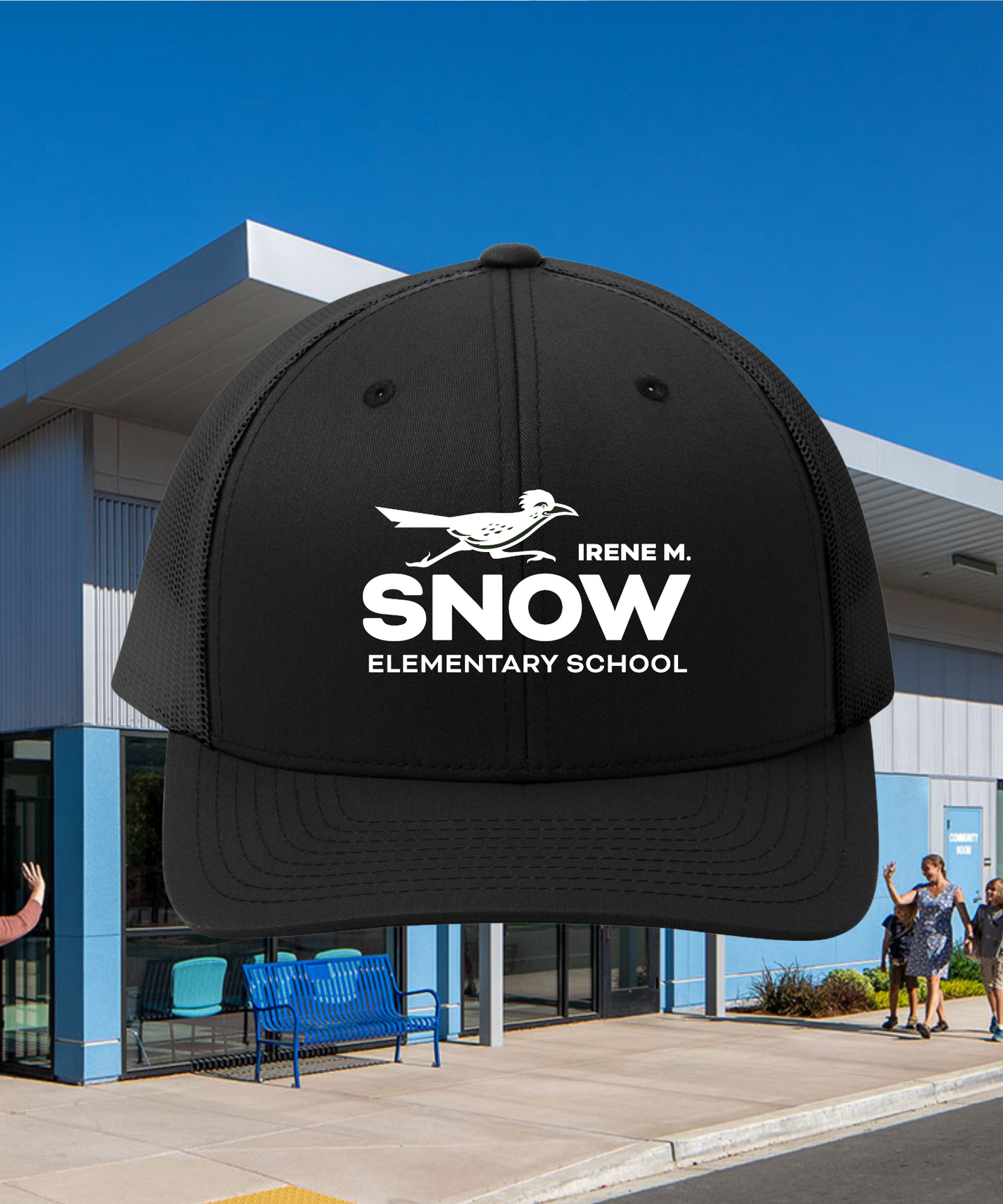 Snow Single Color Trucker Hat