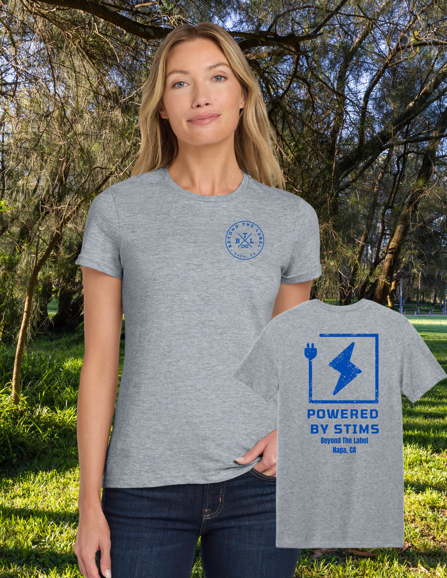 Powered By Stims Adult Tee