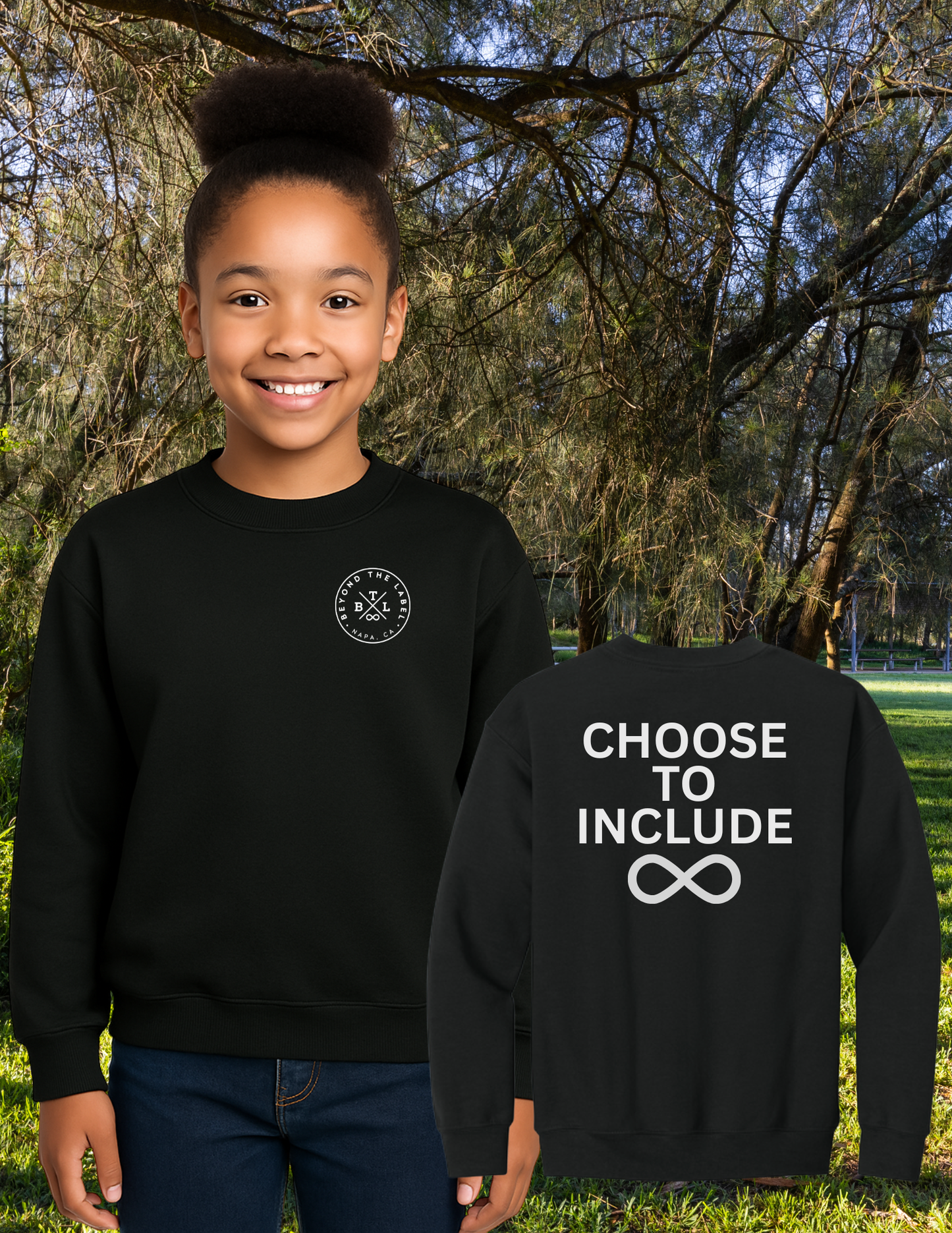 Youth Choose to Include Crewneck